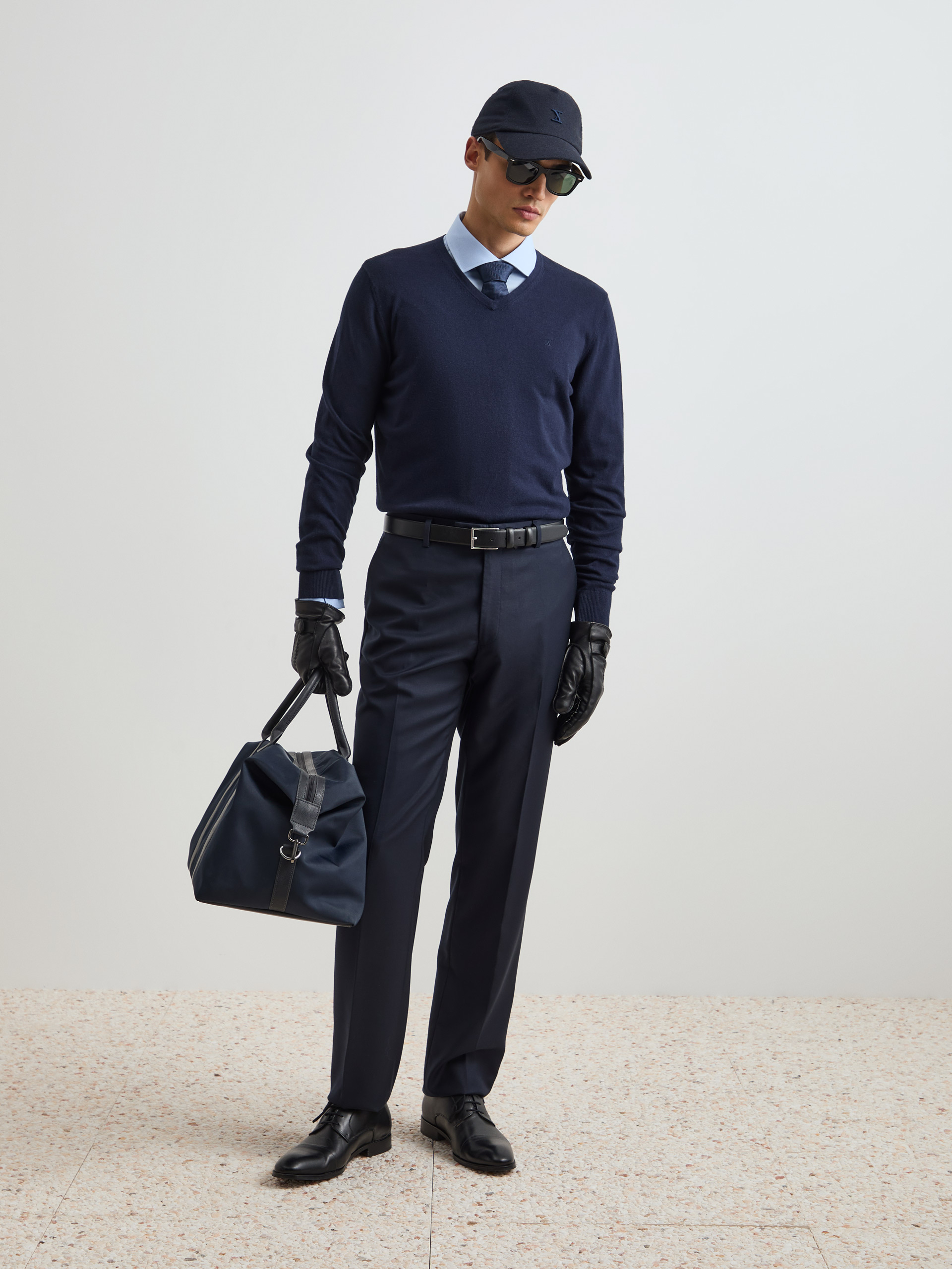 Cotton and cashmere pullover