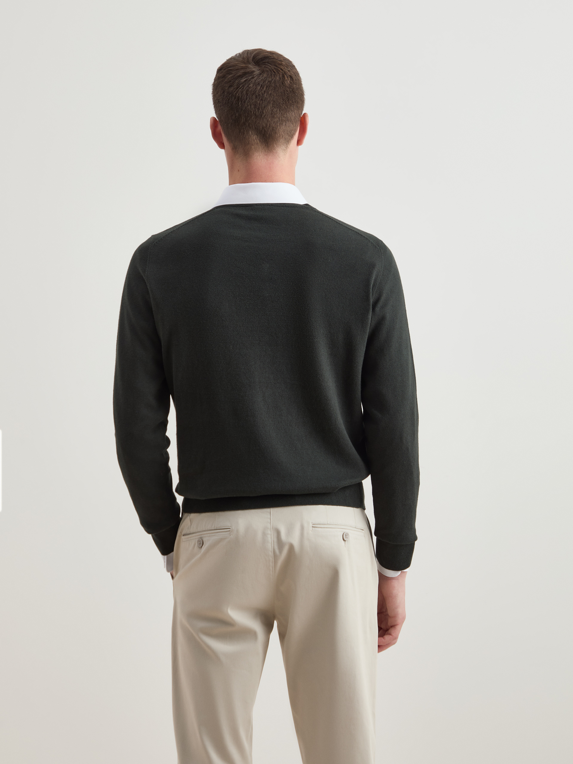 Pullover algodão e caxemira