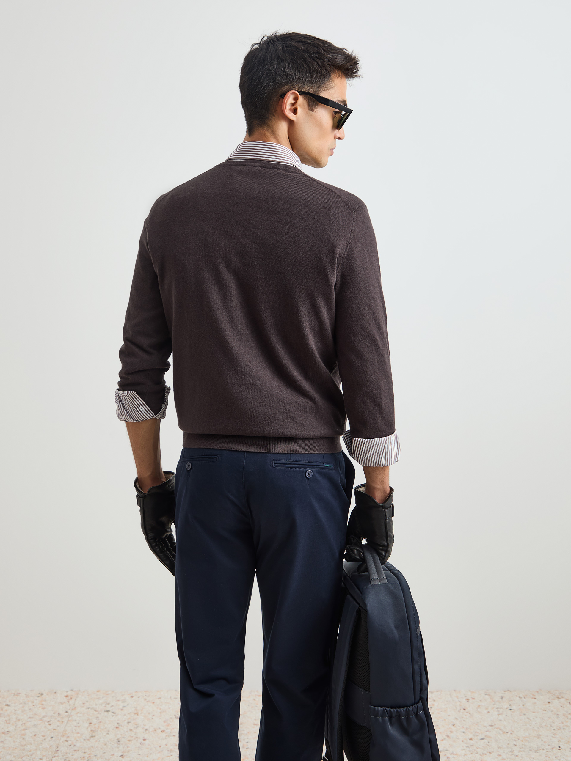 Pullover algodão e caxemira