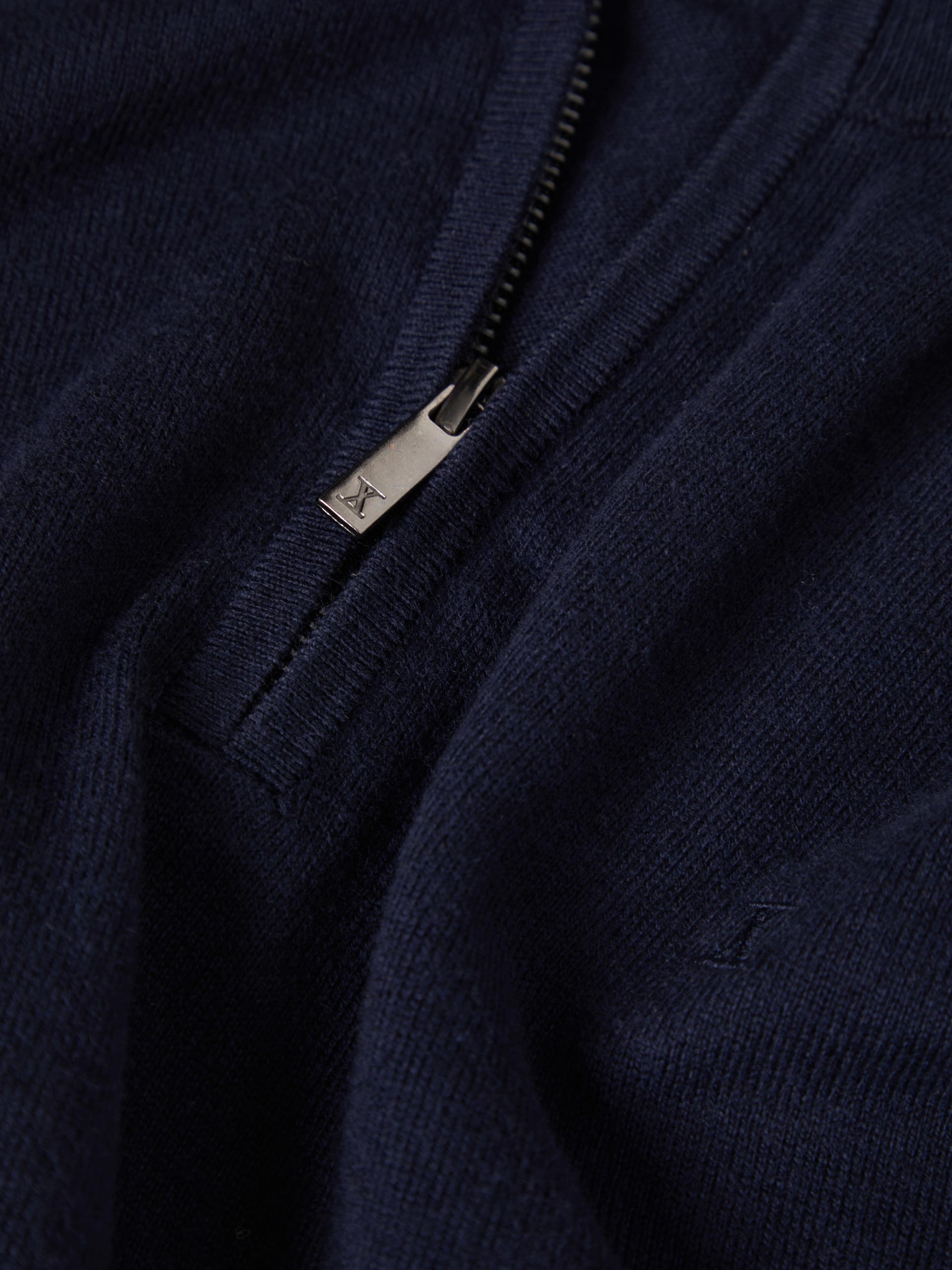 Sweater with zipper
