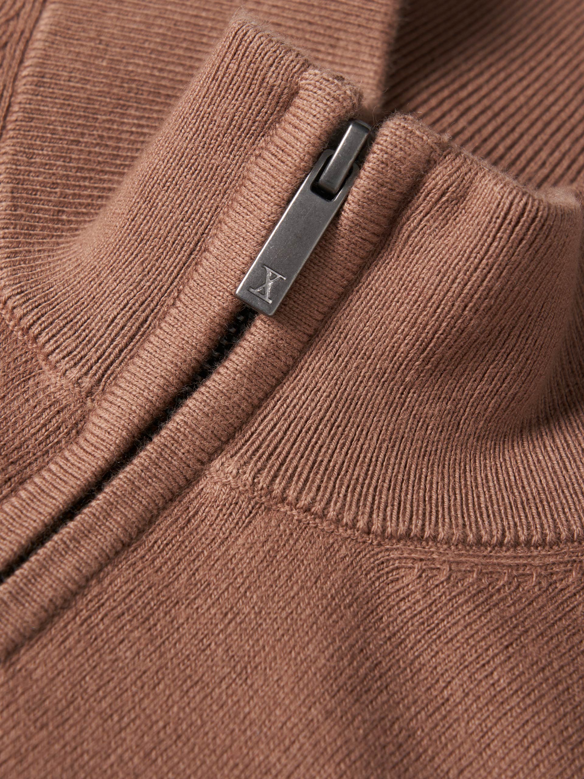 Sweater with zipper