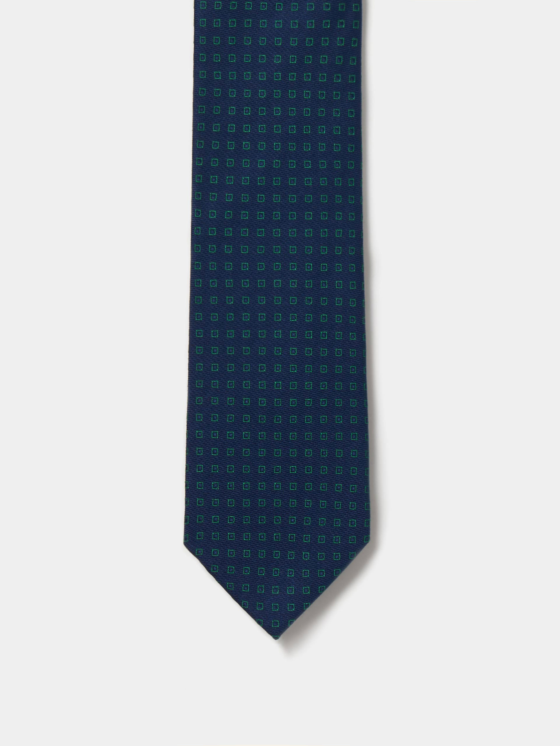 Corbata de seda y algodón