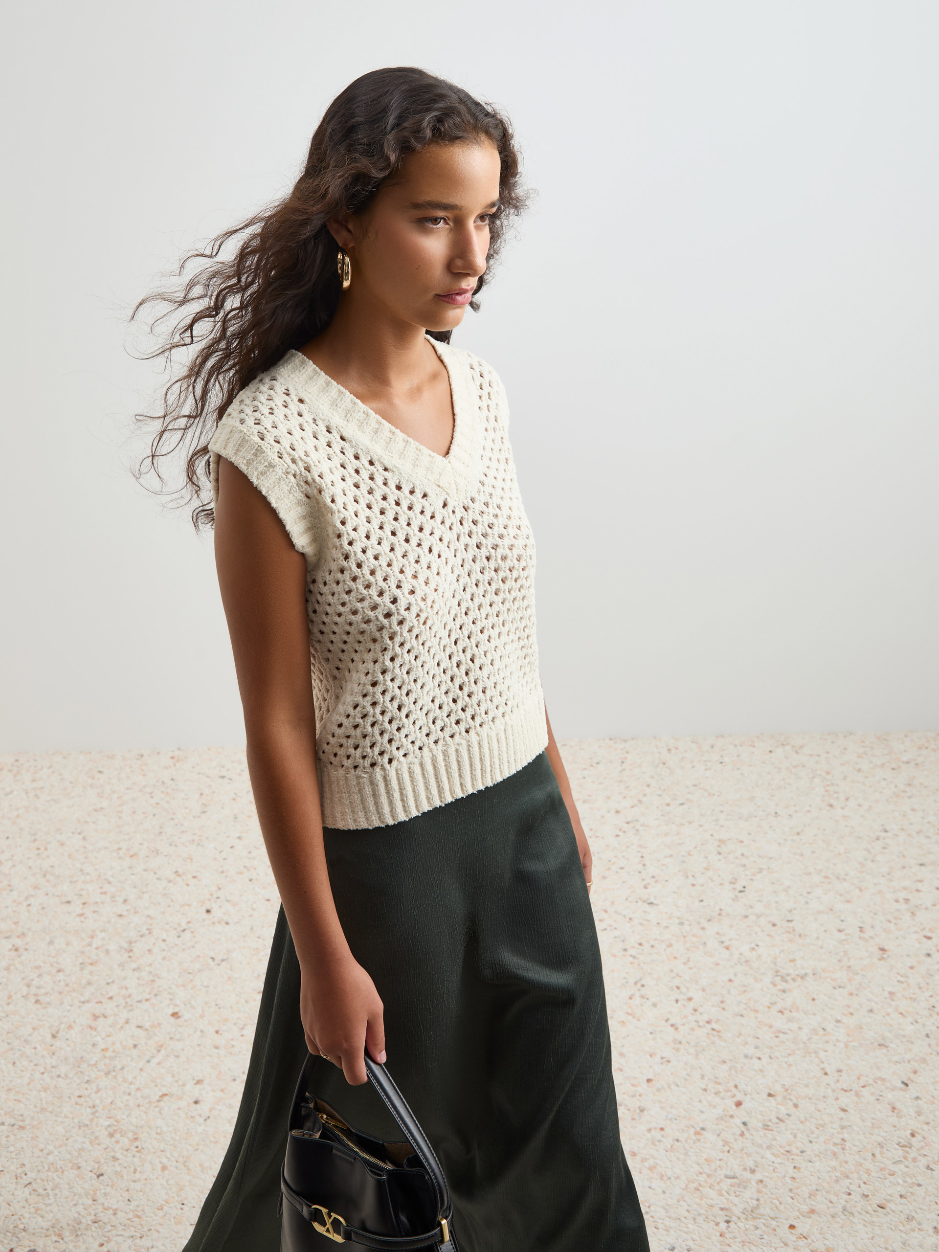 Knitted vest