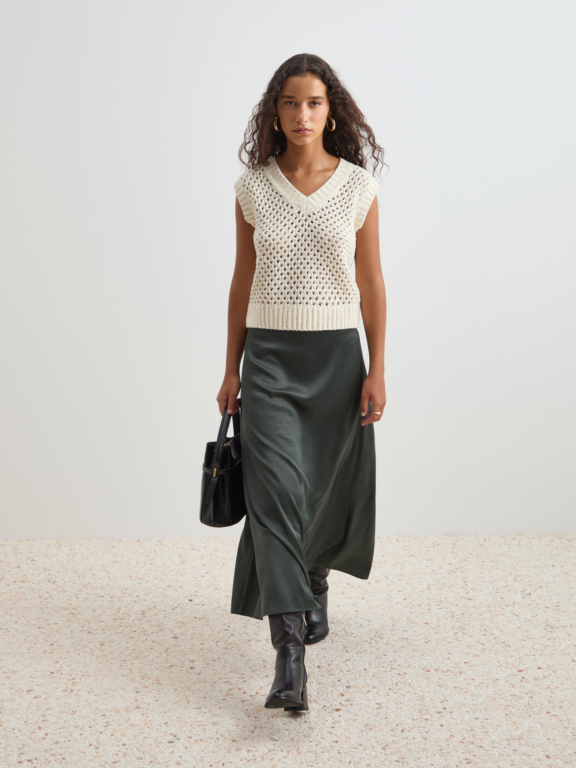 Knitted vest