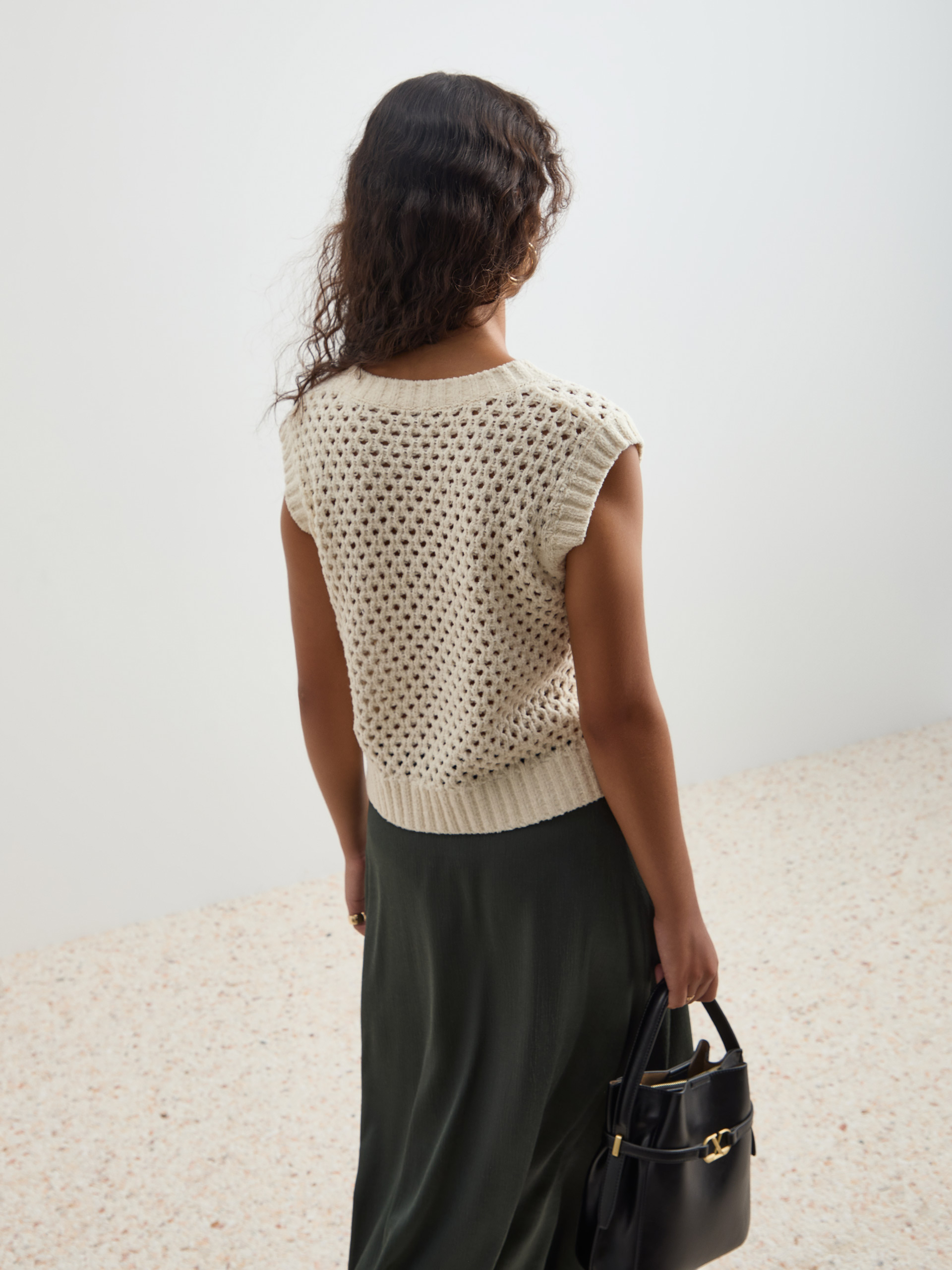 Knitted vest