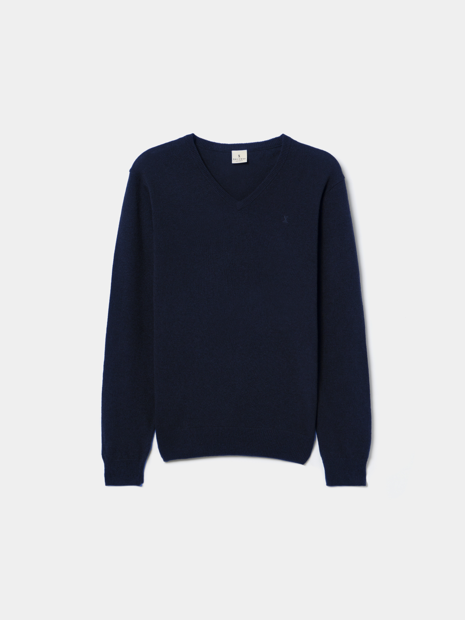 Knitted sweater with wool