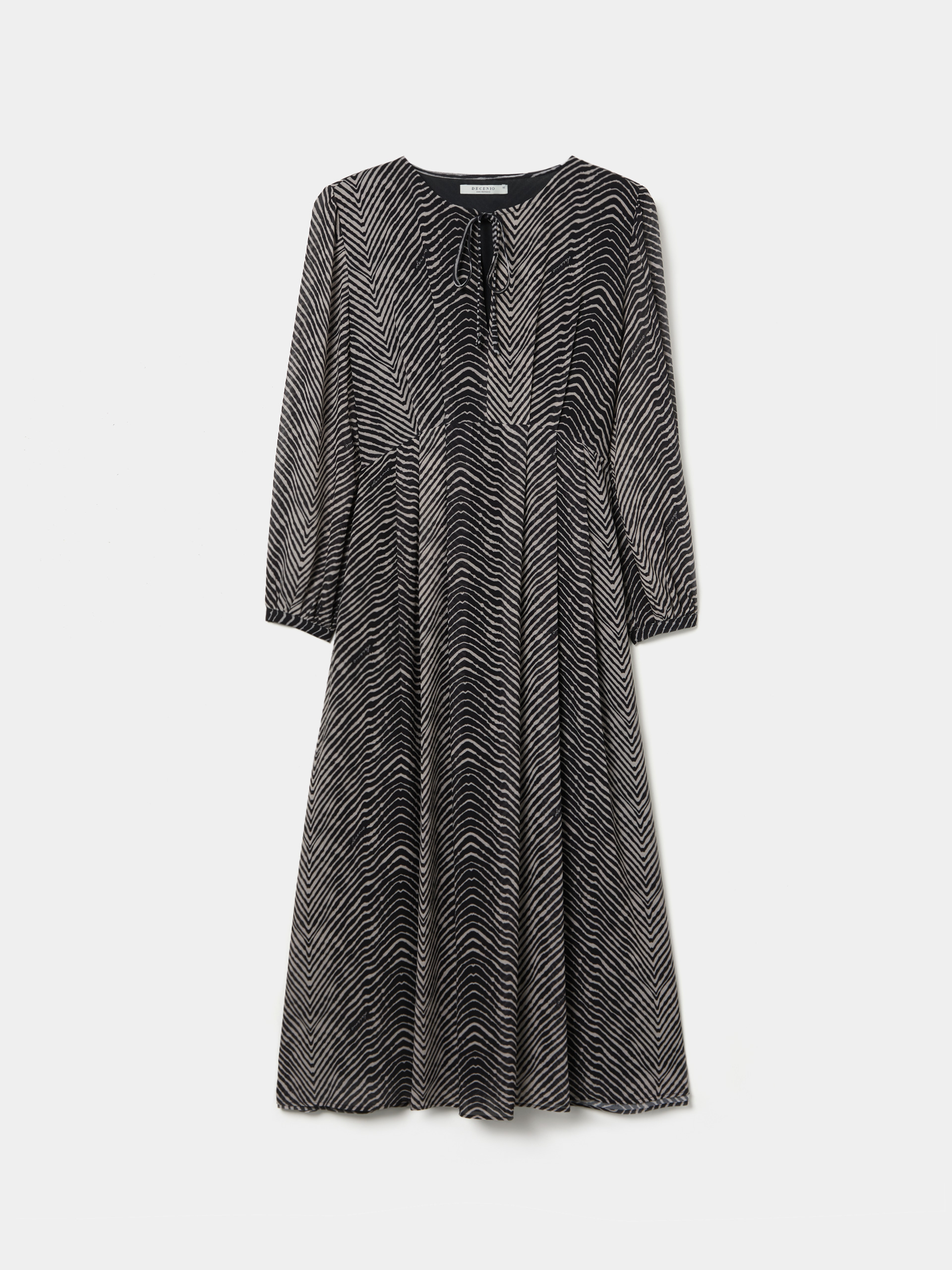 Vestido midi fluido
