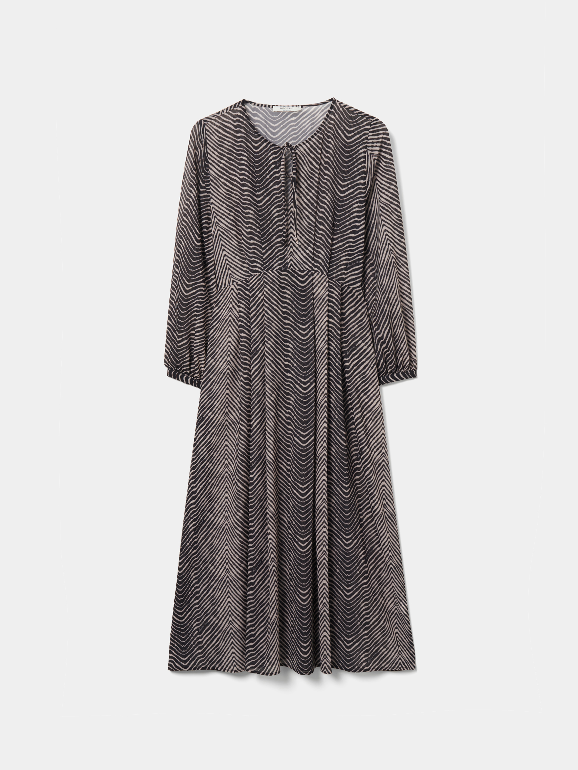 Vestido midi fluido