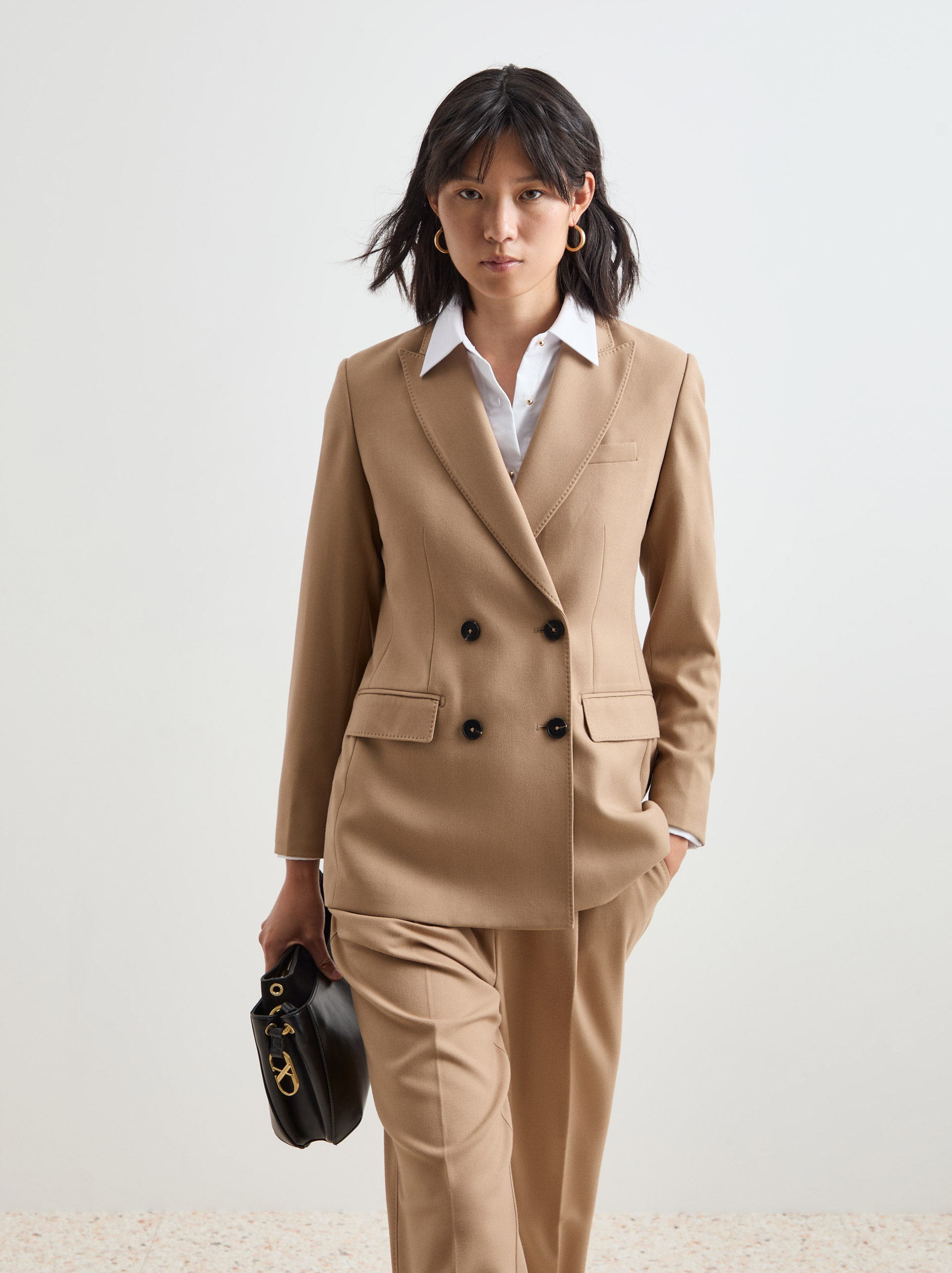 Classic double-breasted blazer