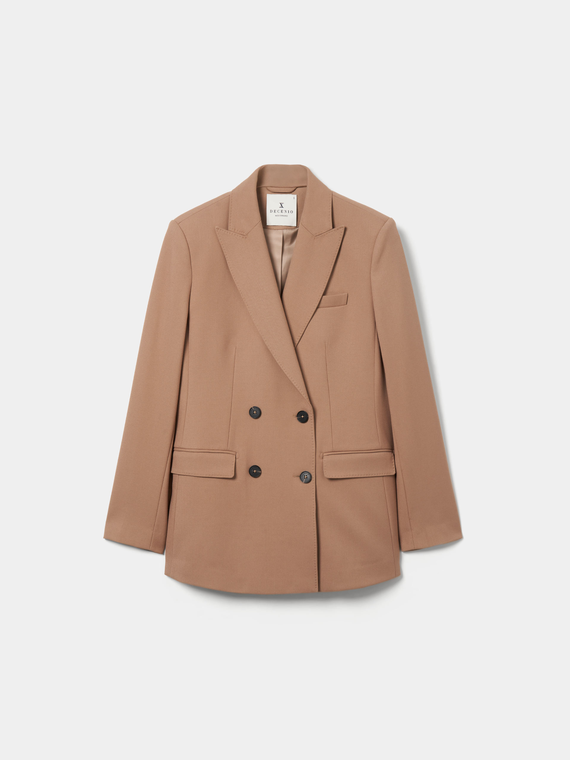 Classic double-breasted blazer