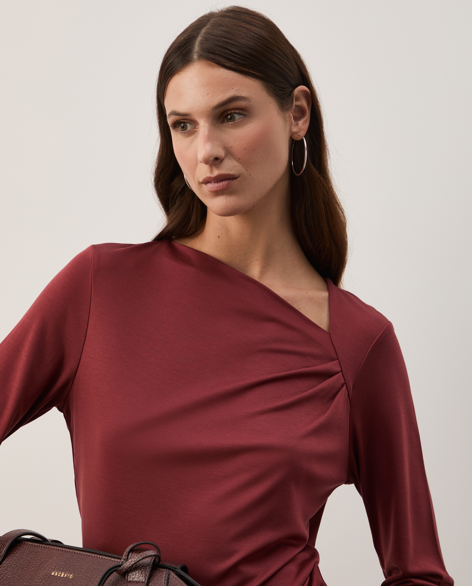 Camisola de malha em liocel