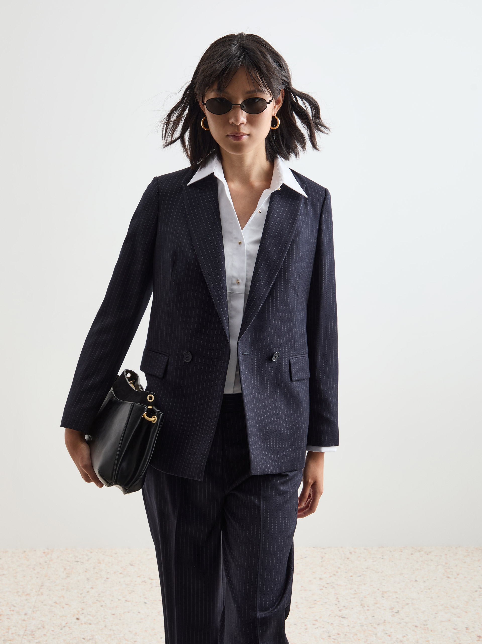 Blazer às riscas