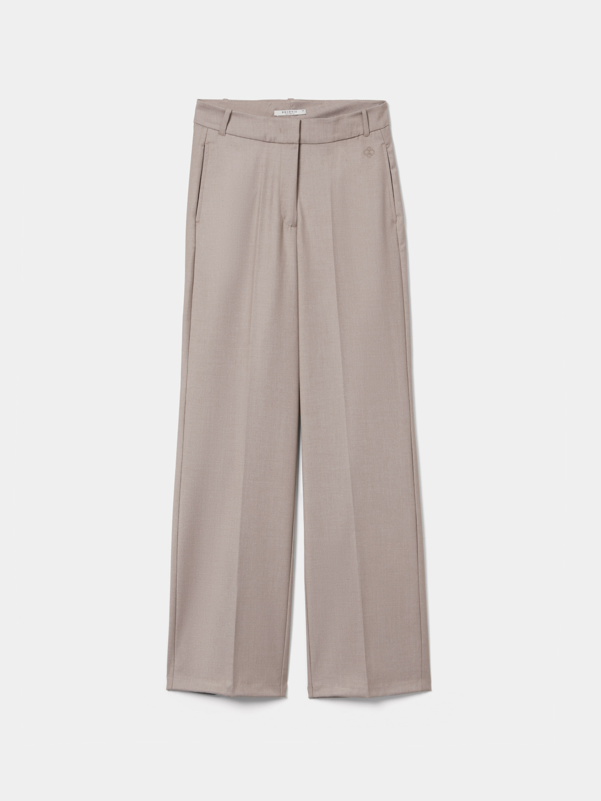 Classic creased trousers
