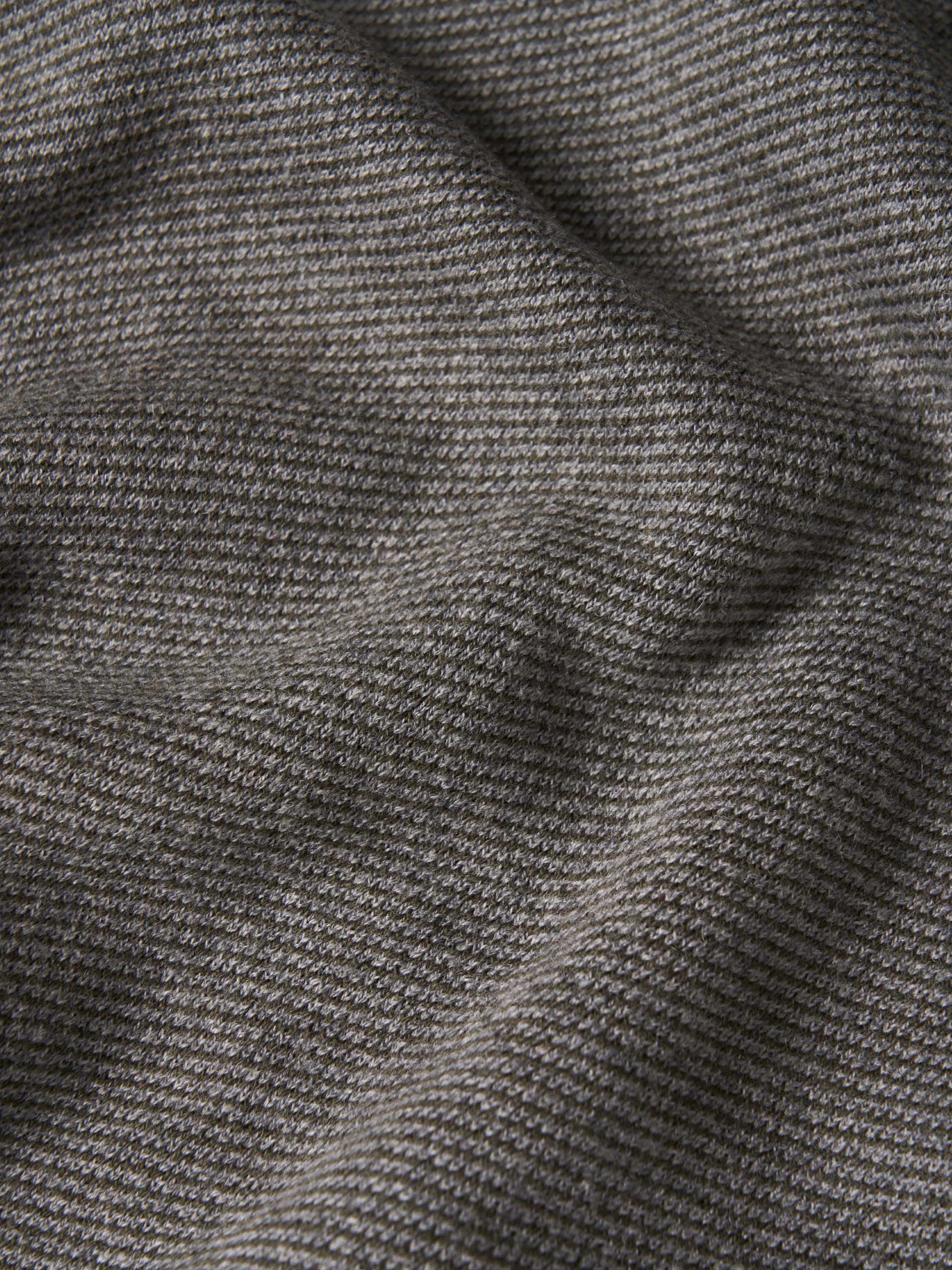 Cotton and wool pullover