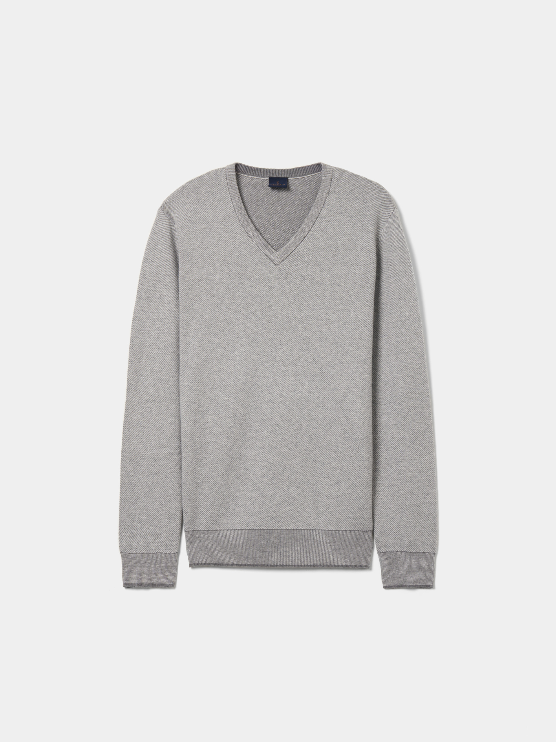 Cotton and wool pullover