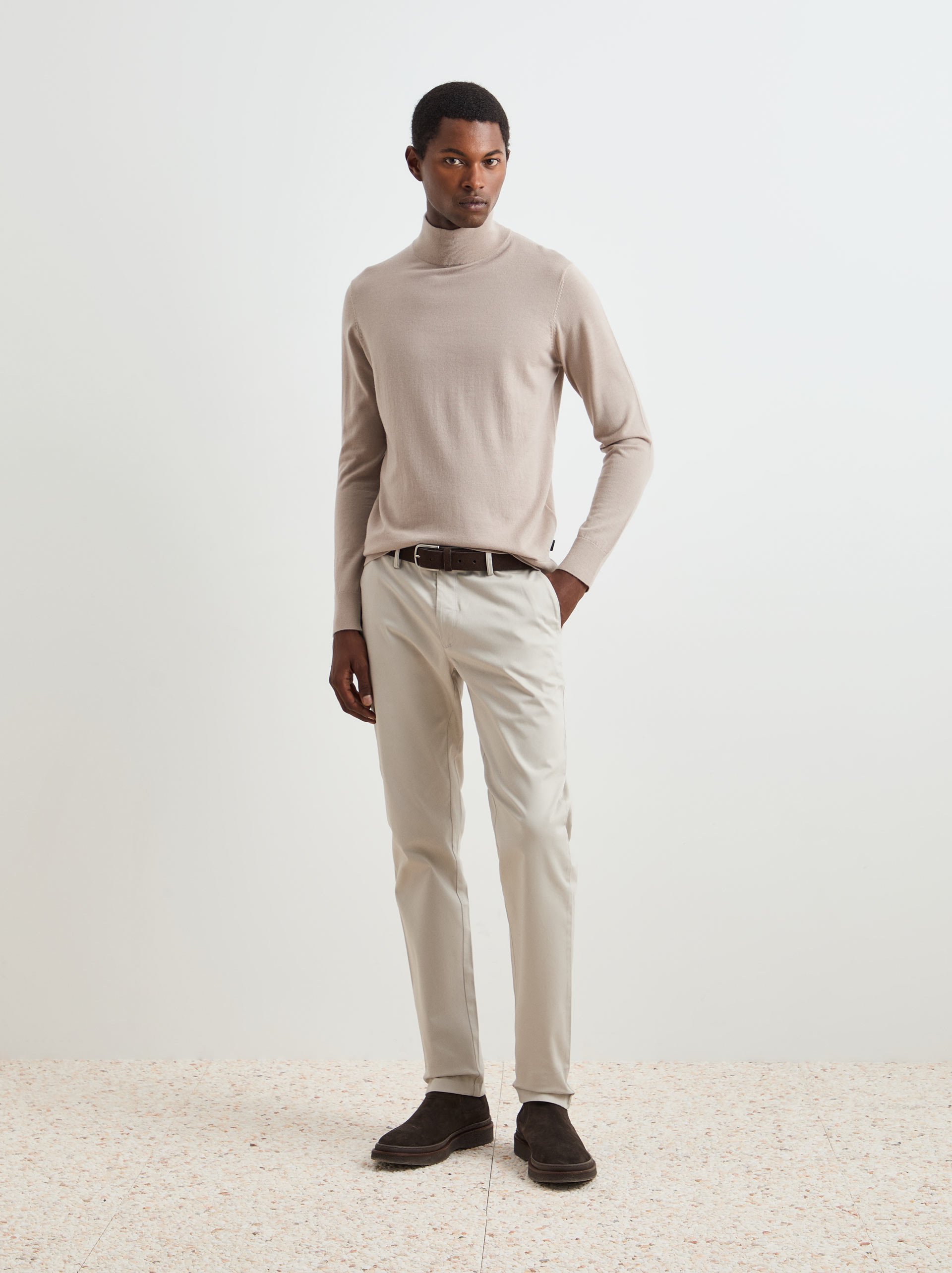 Camisola de gola alta