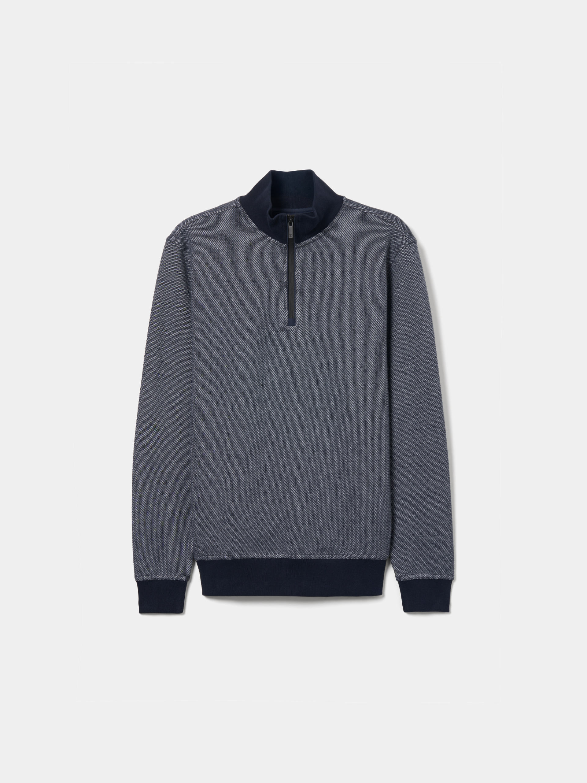 Sweater with placket