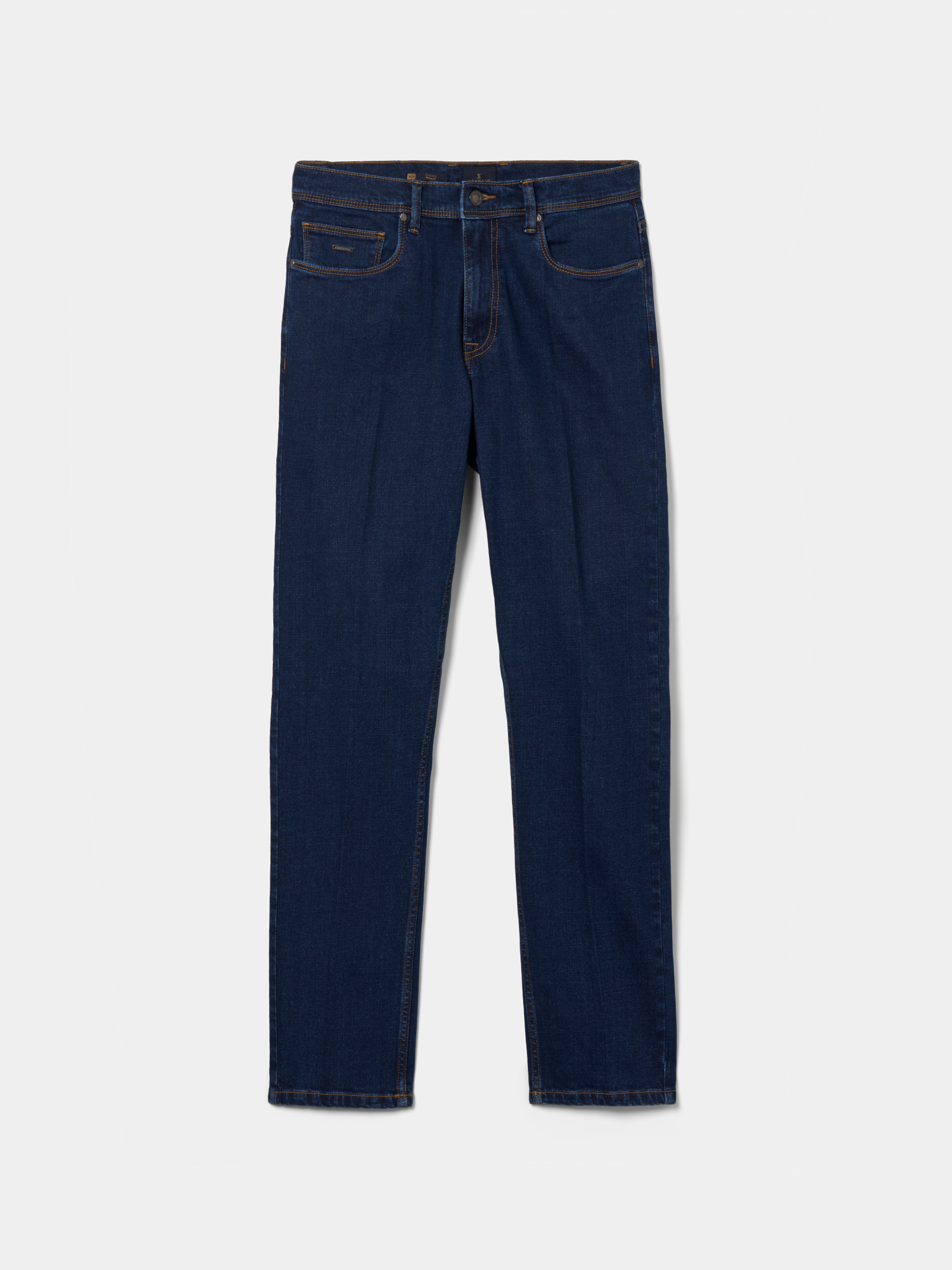 Regular fit denim pants