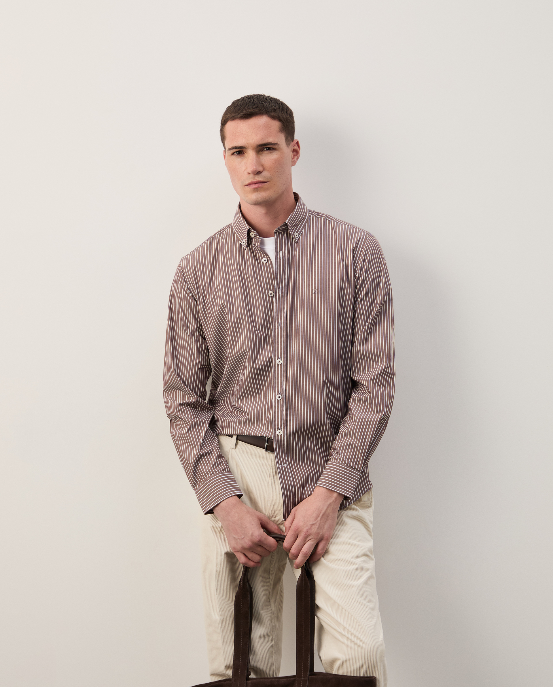 Striped cotton shirt