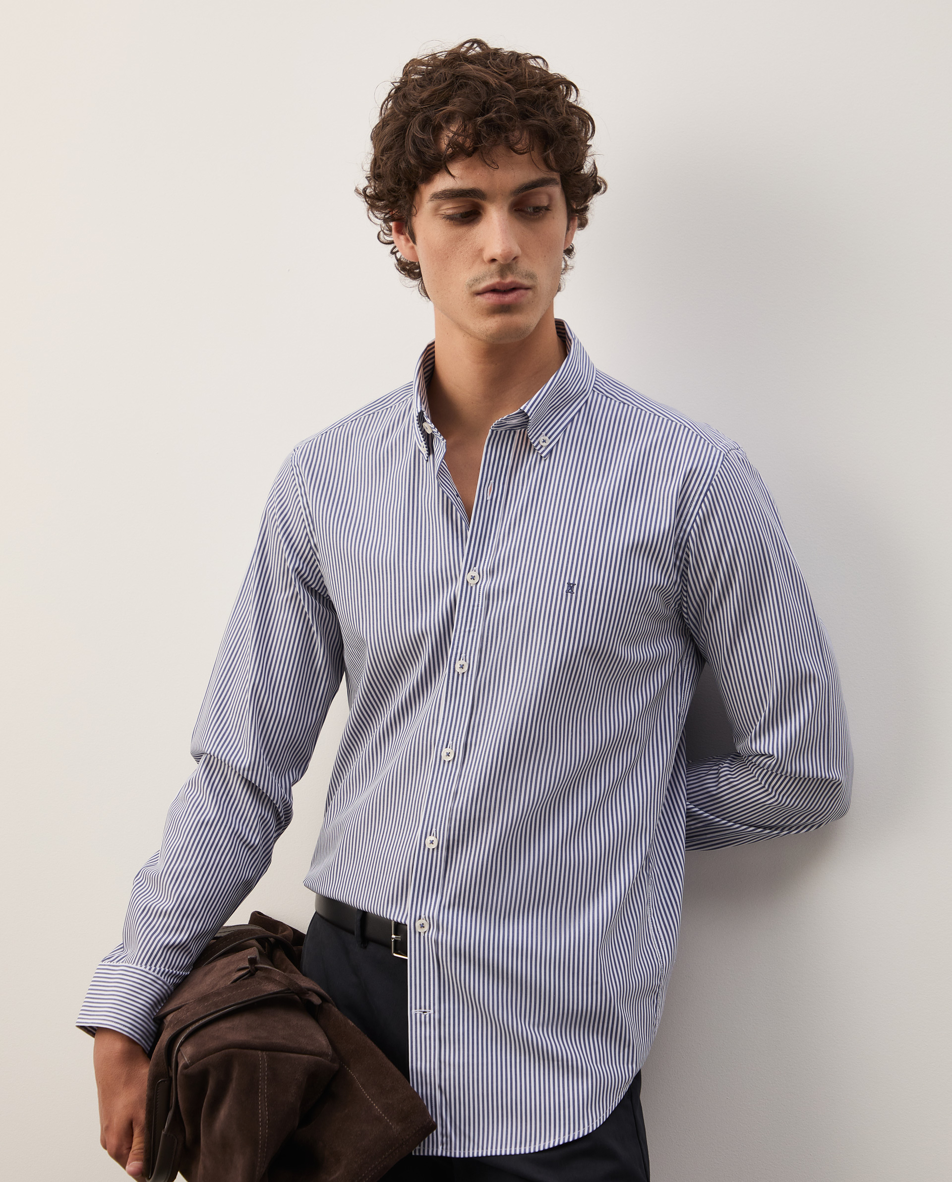 Striped cotton shirt
