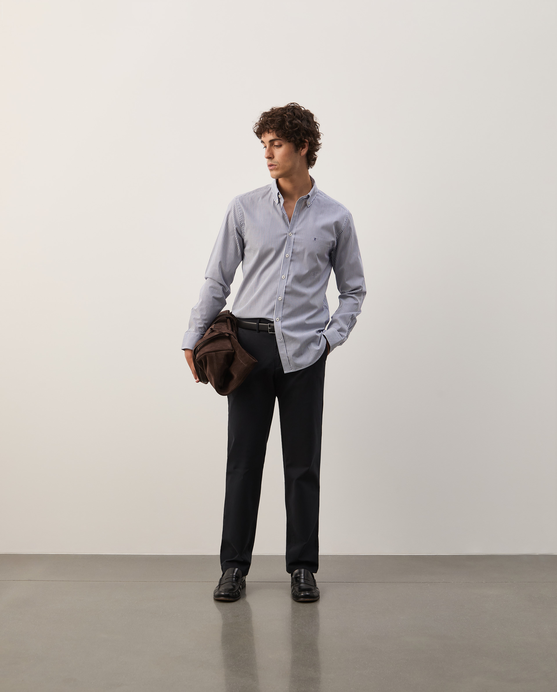 Striped cotton shirt