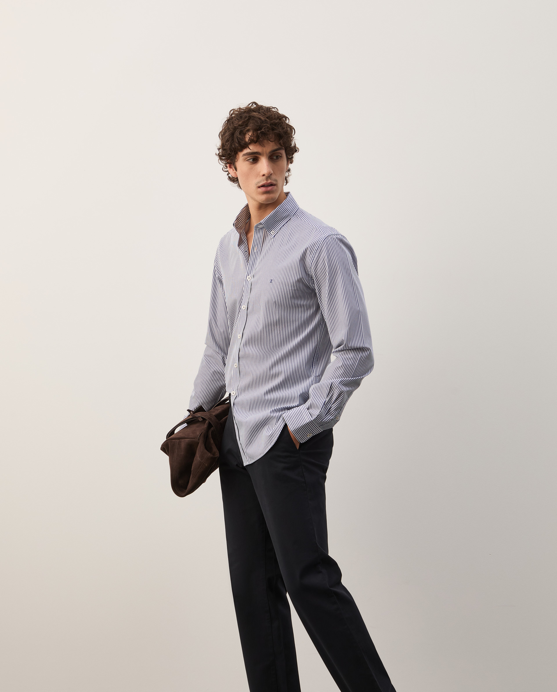 Striped cotton shirt