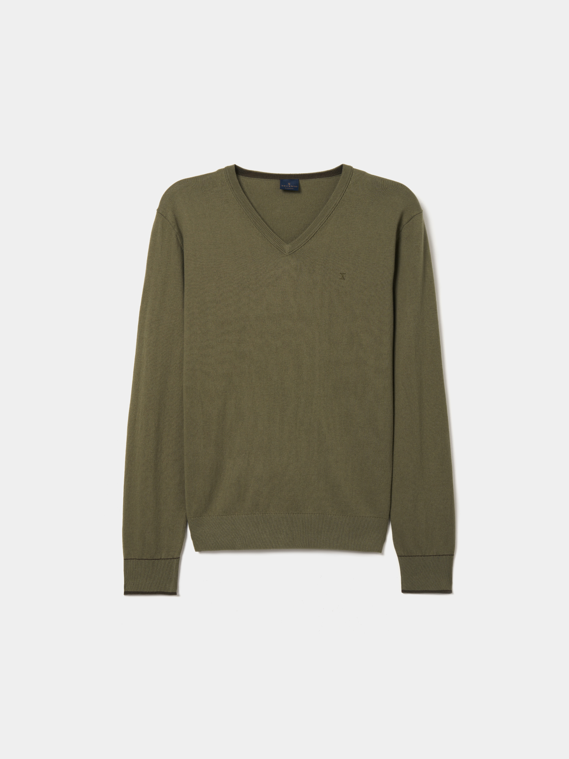 Pullover em algodão e caxemira