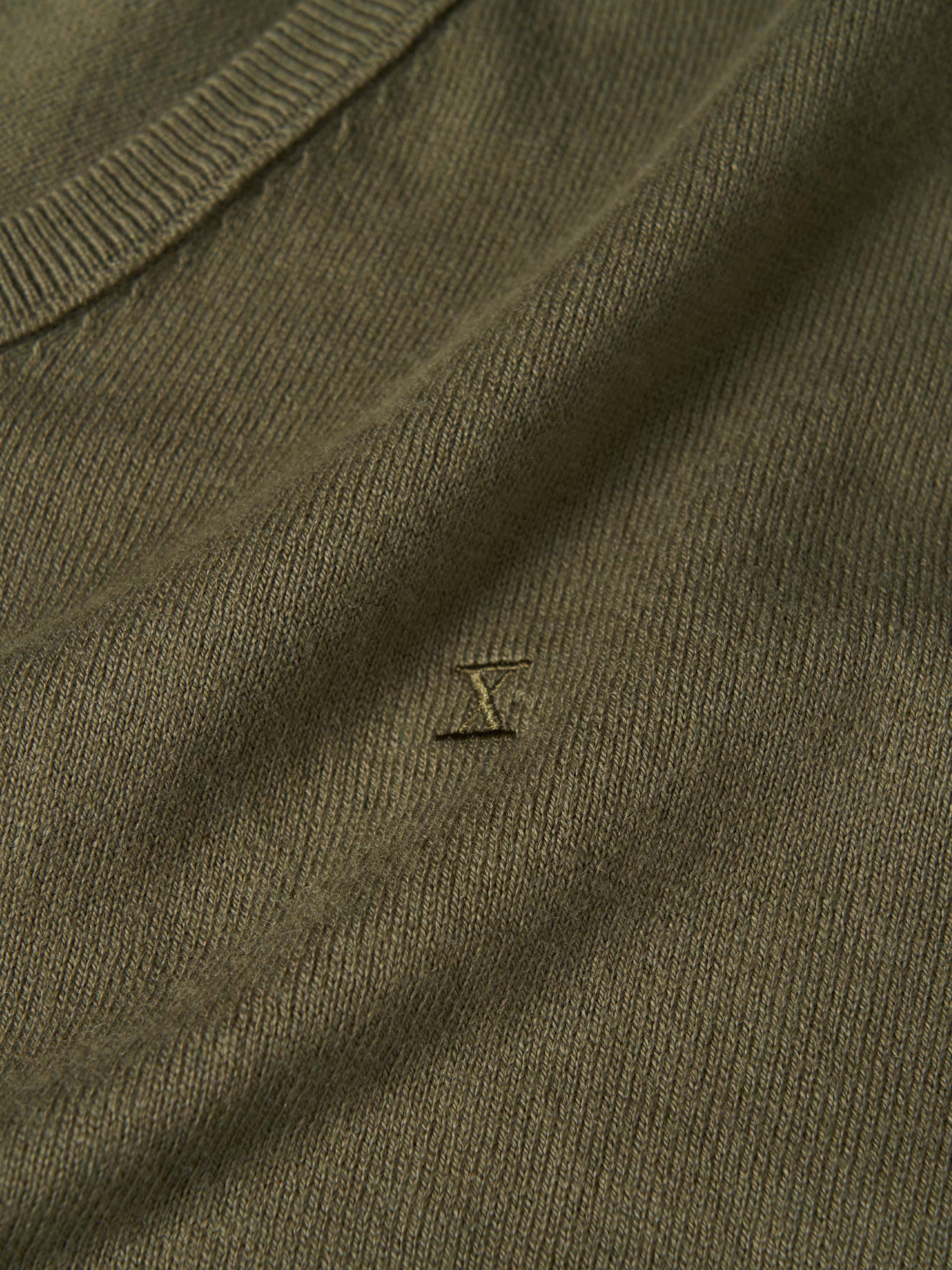 Pullover em algodão e caxemira