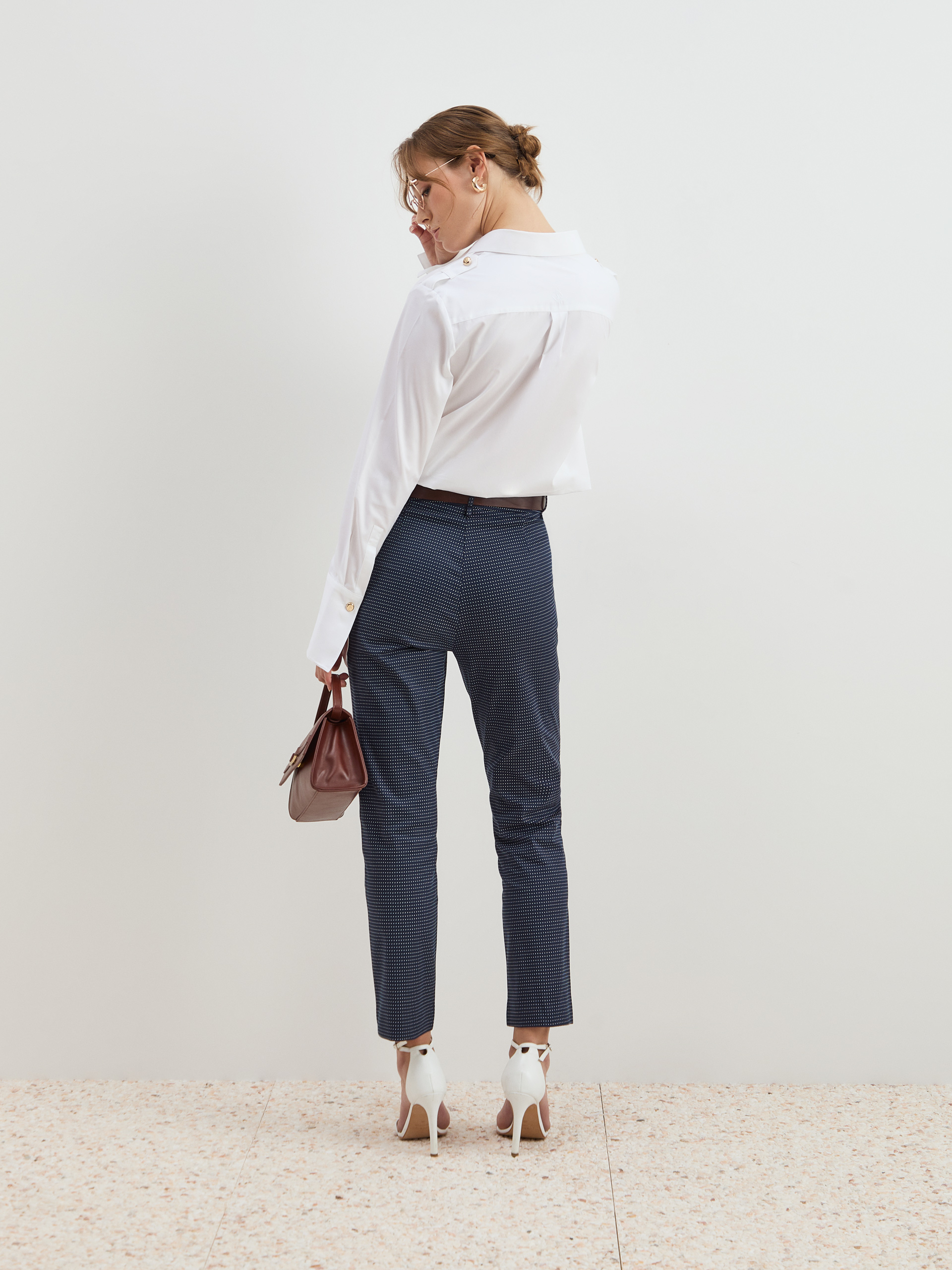 Pantalones chinos estampados