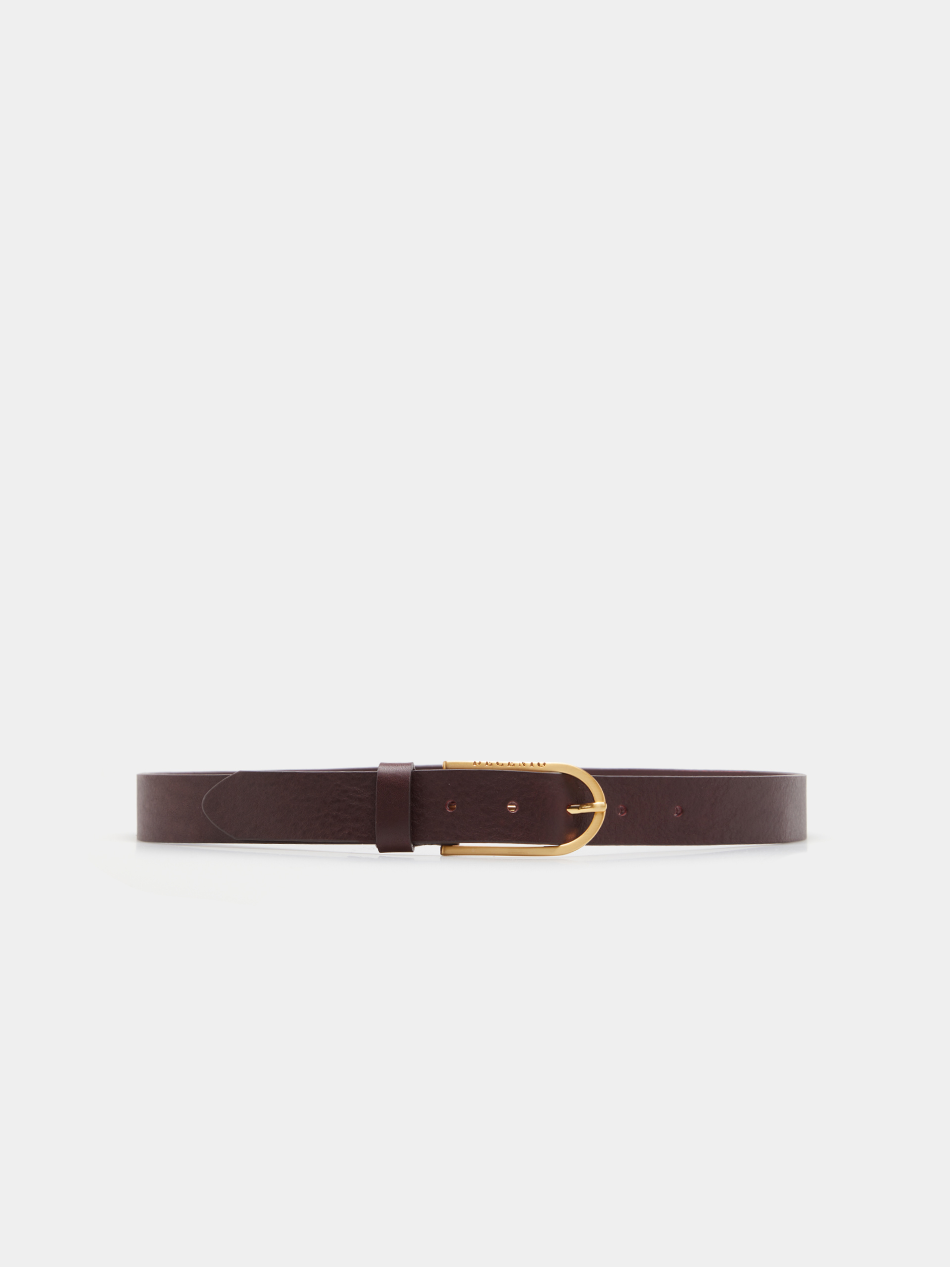 Leather belt