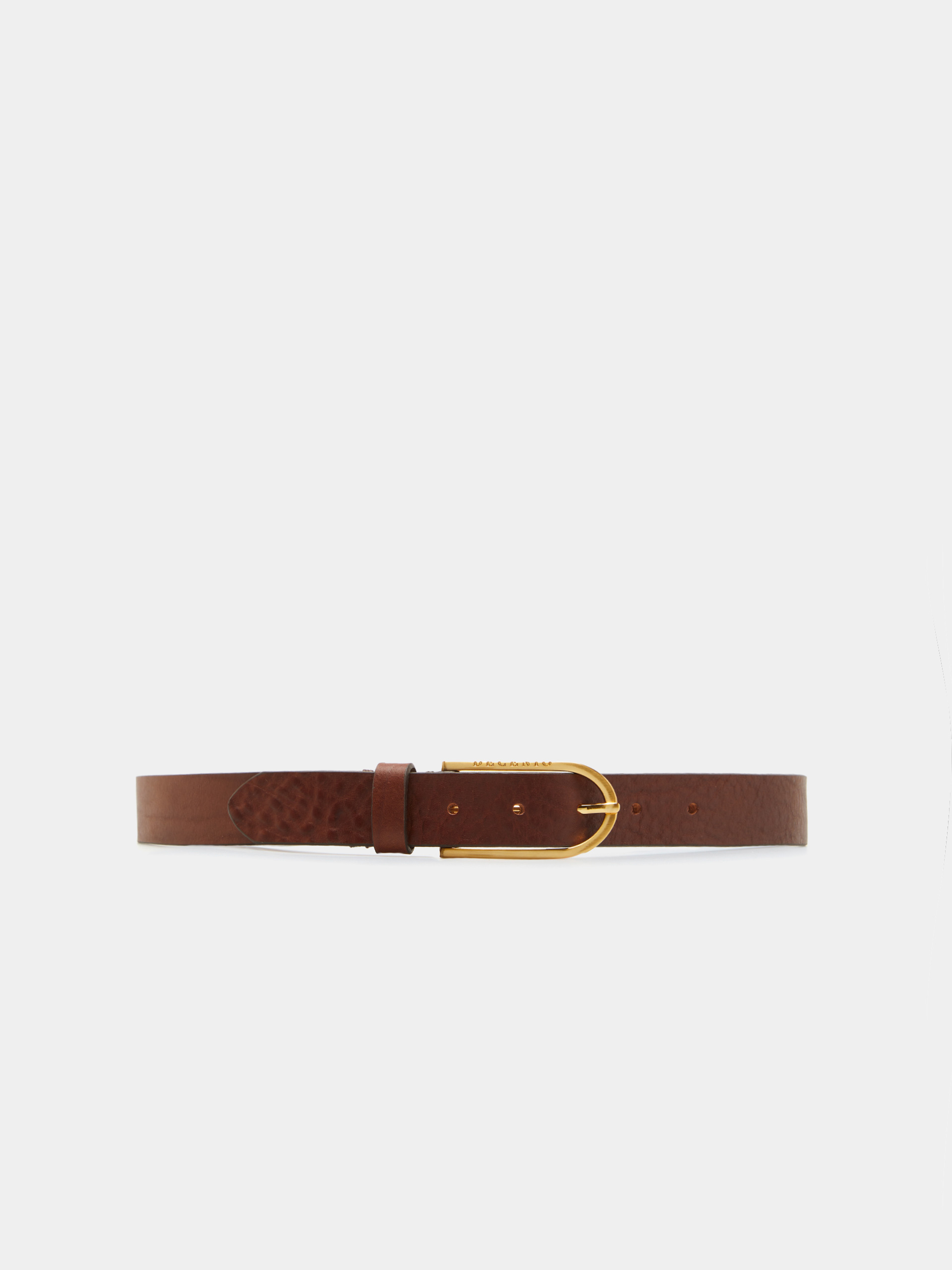 Leather belt