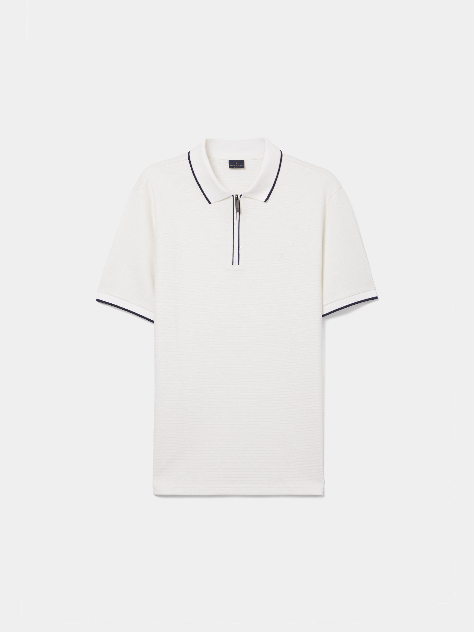 Polo con cremallera