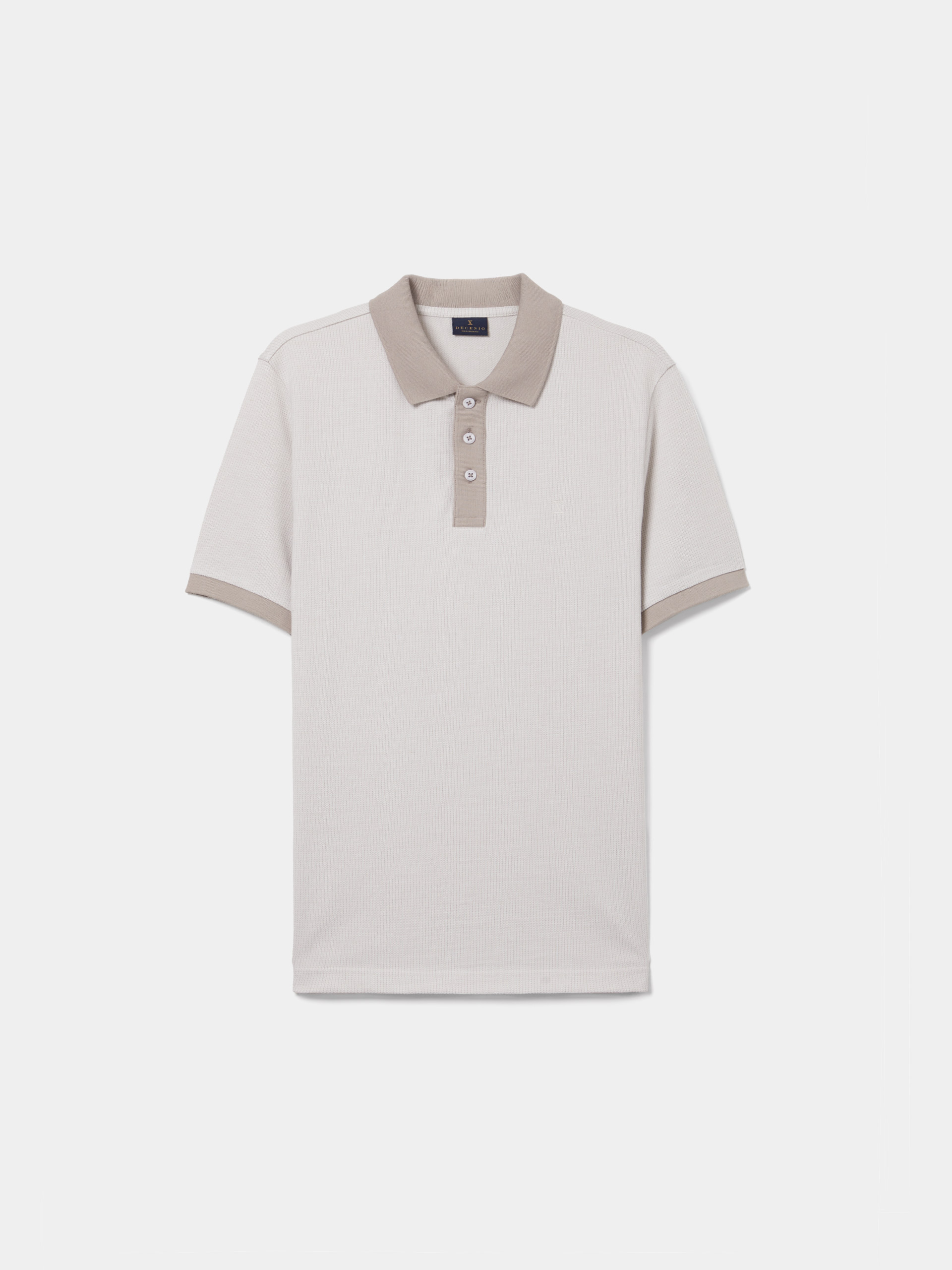 Short-sleeved polo shirt