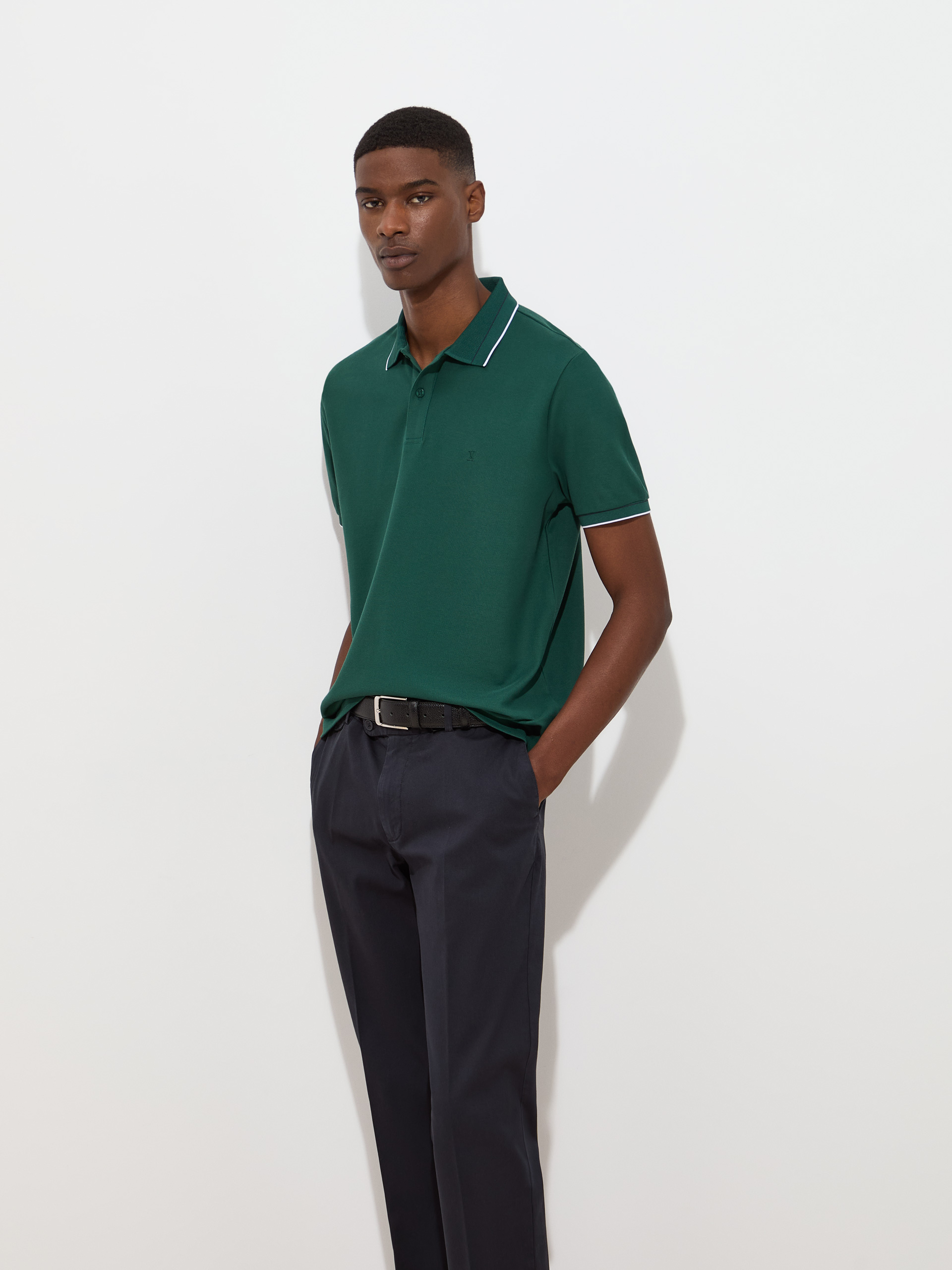 Polo de manga corta