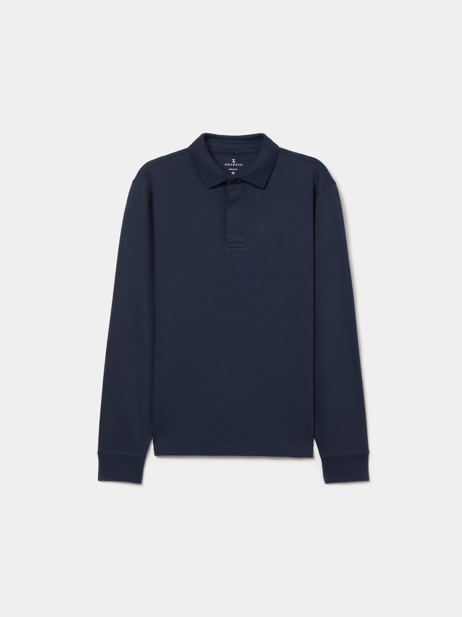 Long-sleeved polo shirt