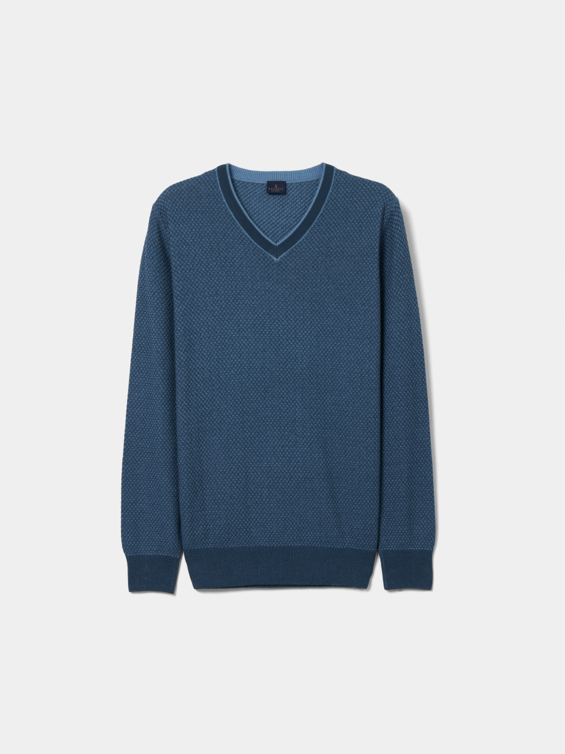 Pullover de algodão com textura