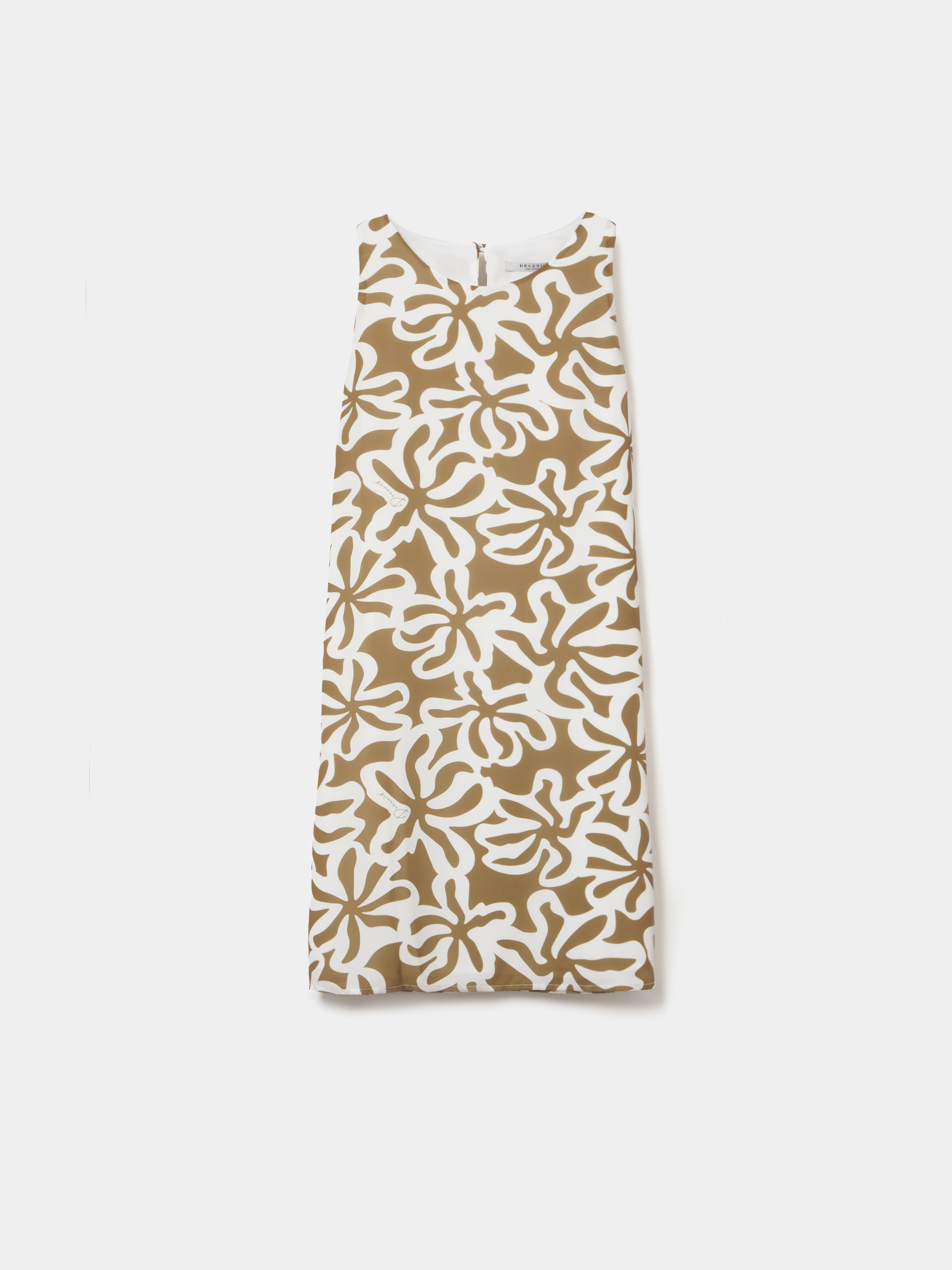 Vestido curto estampado