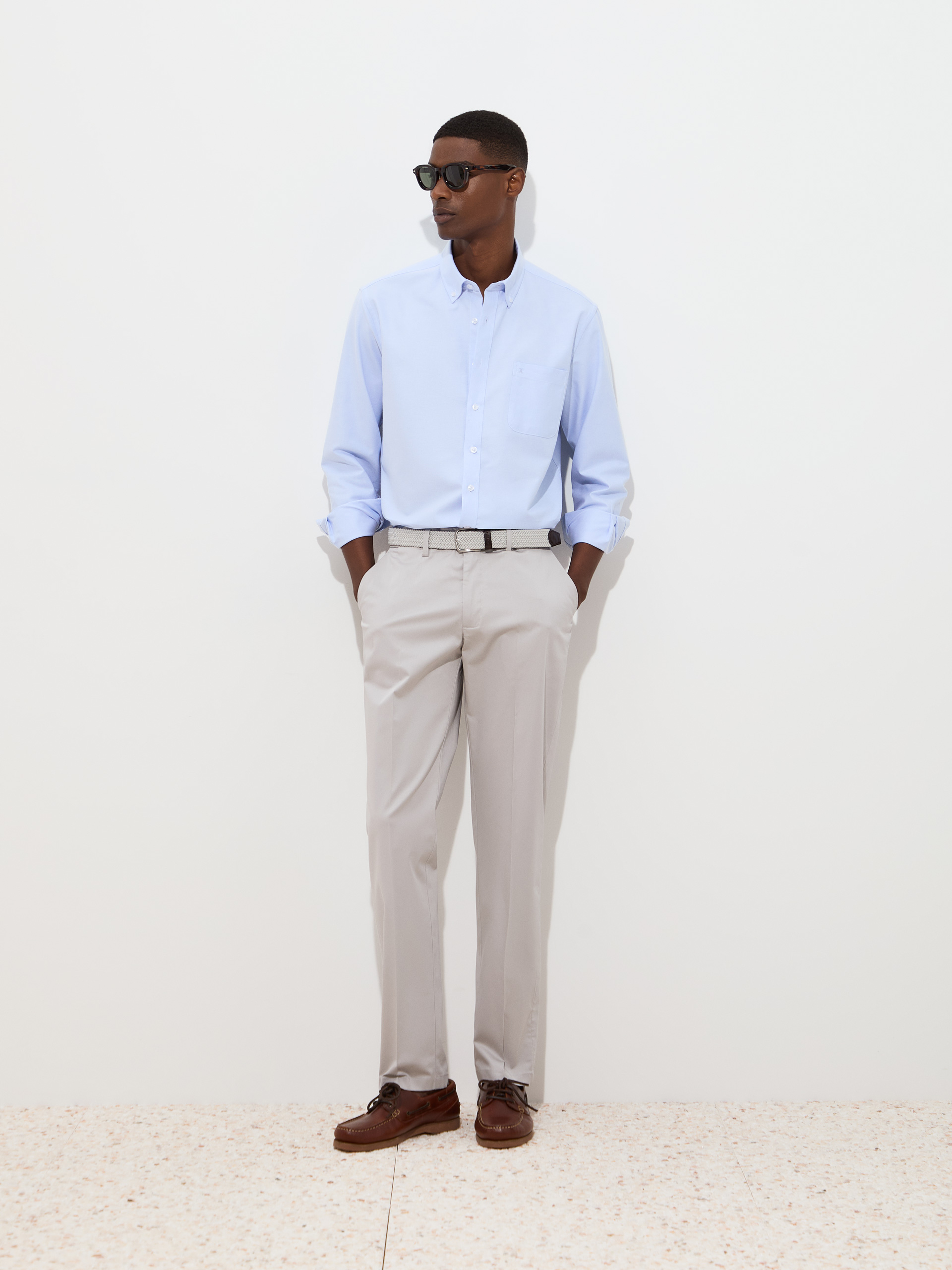 Calças chino regular fit