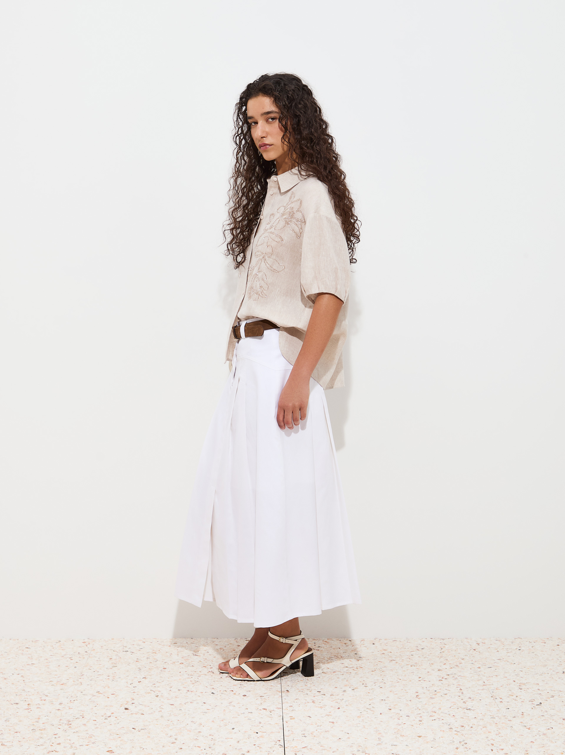 Falda plisada