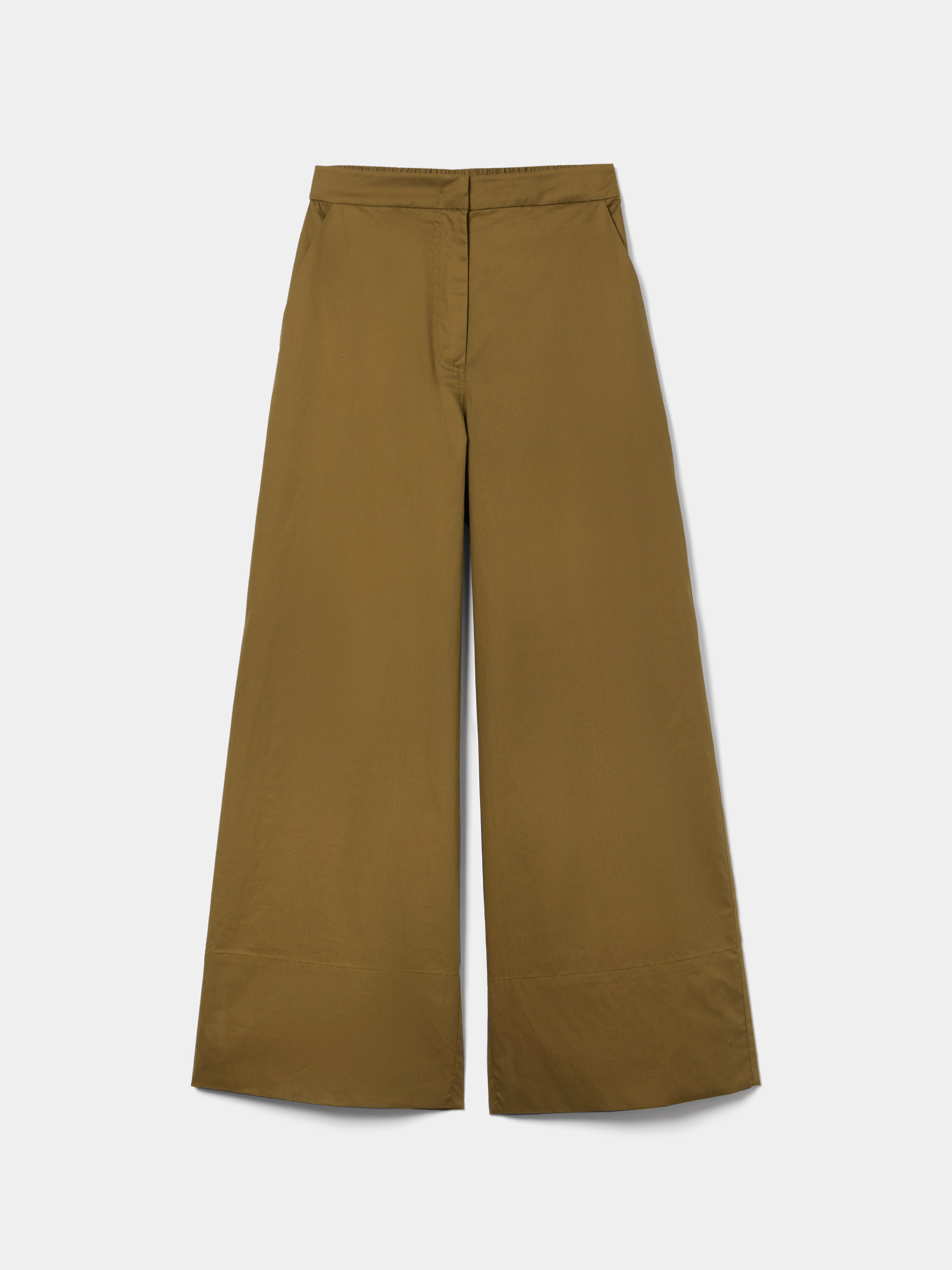Pantalones de popelina de algodón