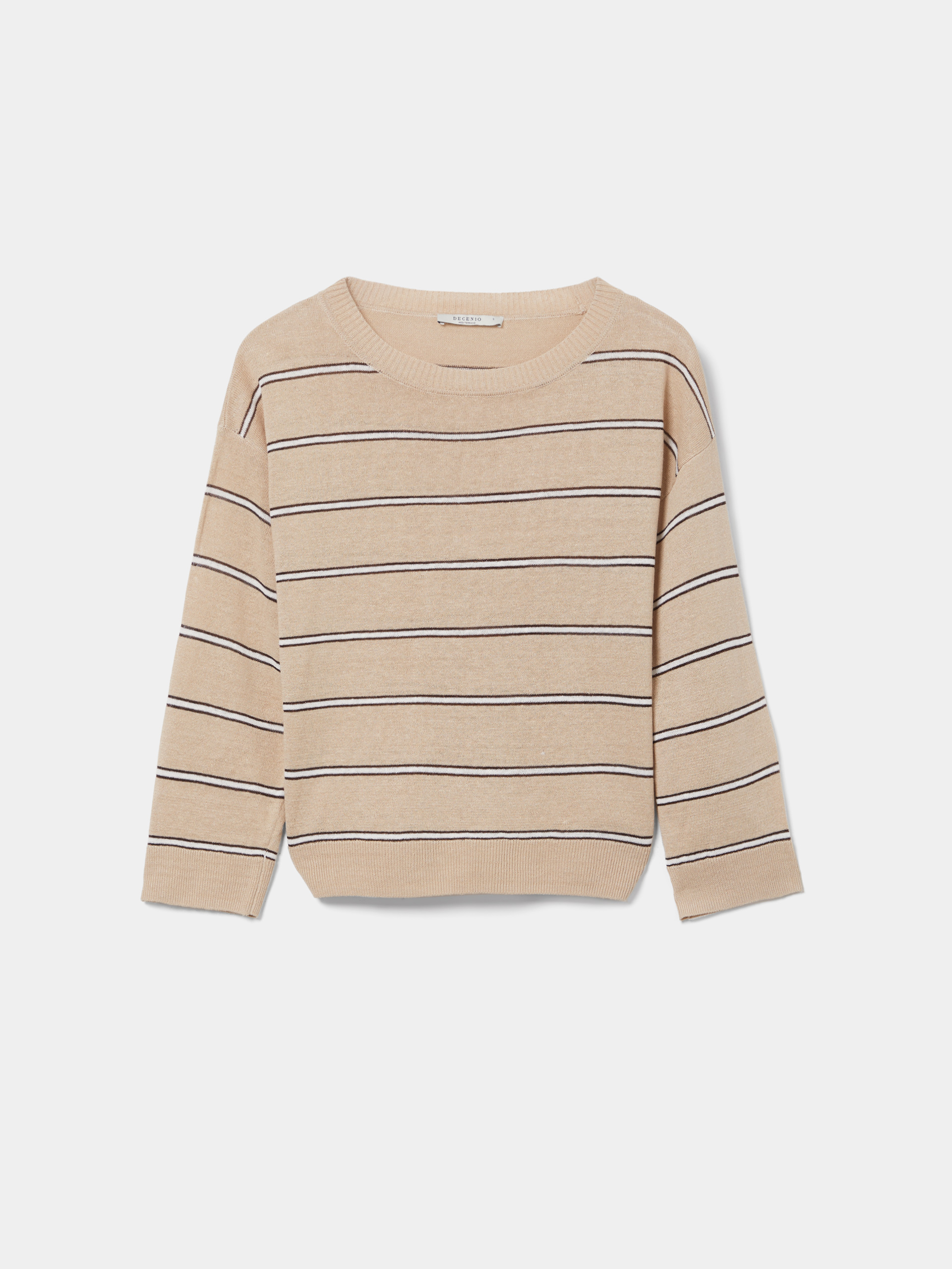 Striped knit jumper