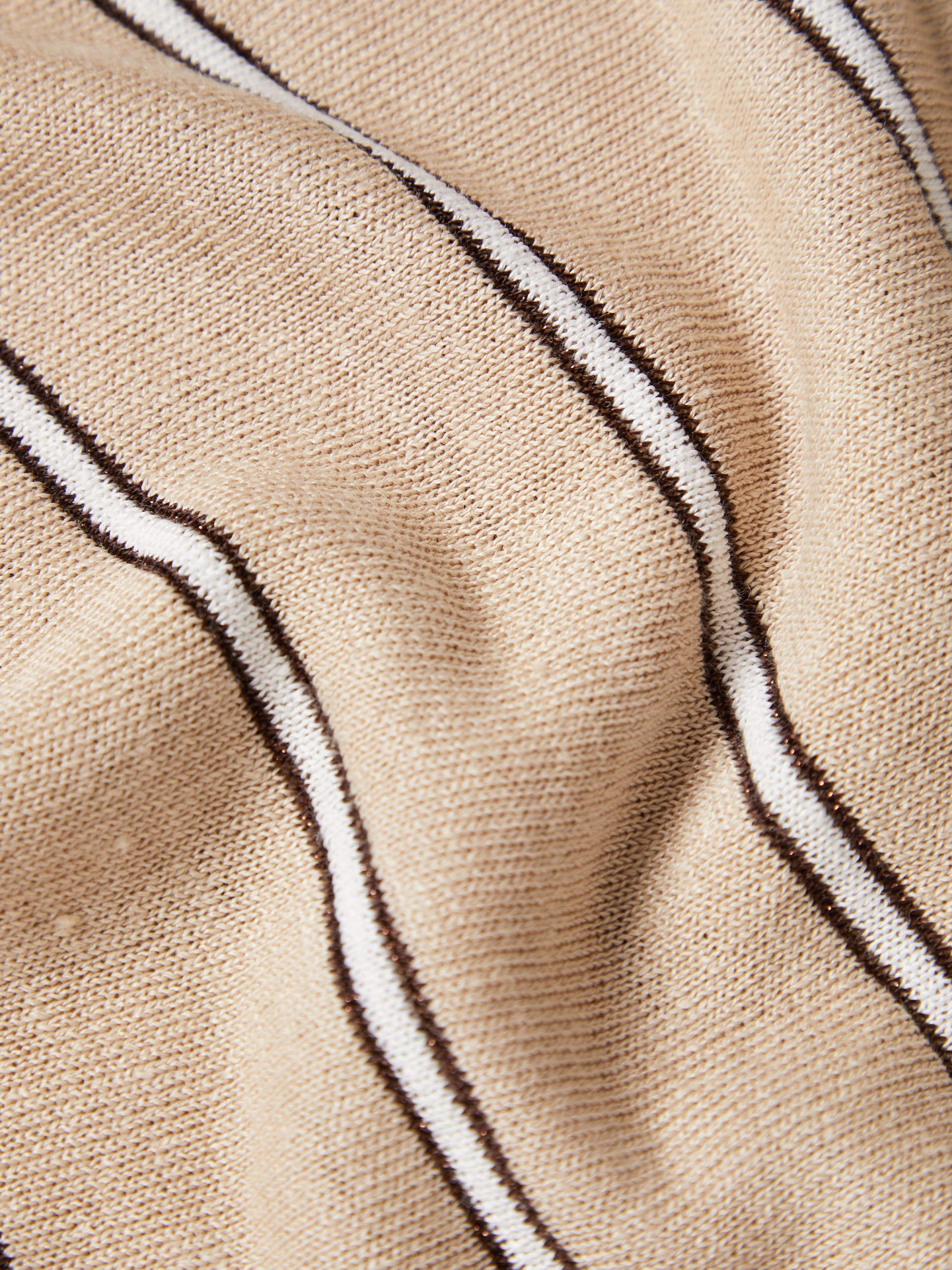 Striped knit jumper