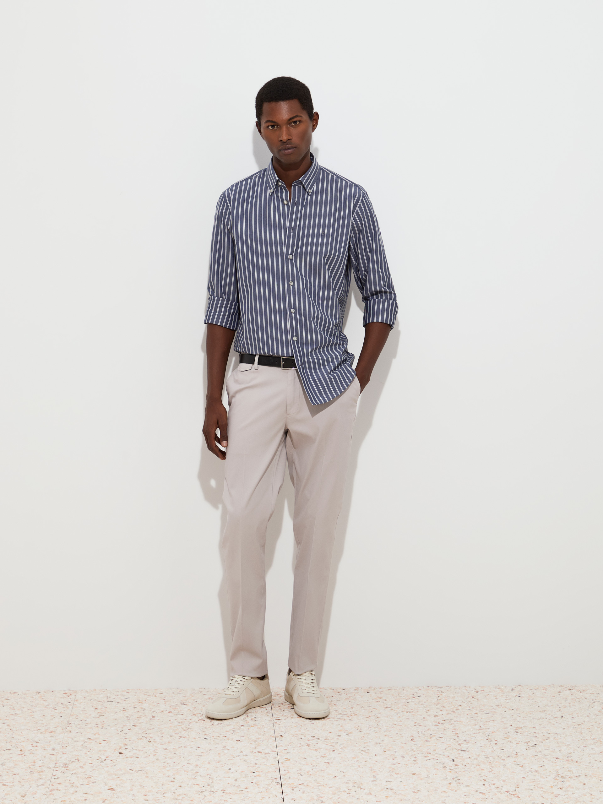 Regular fit striped shirt
