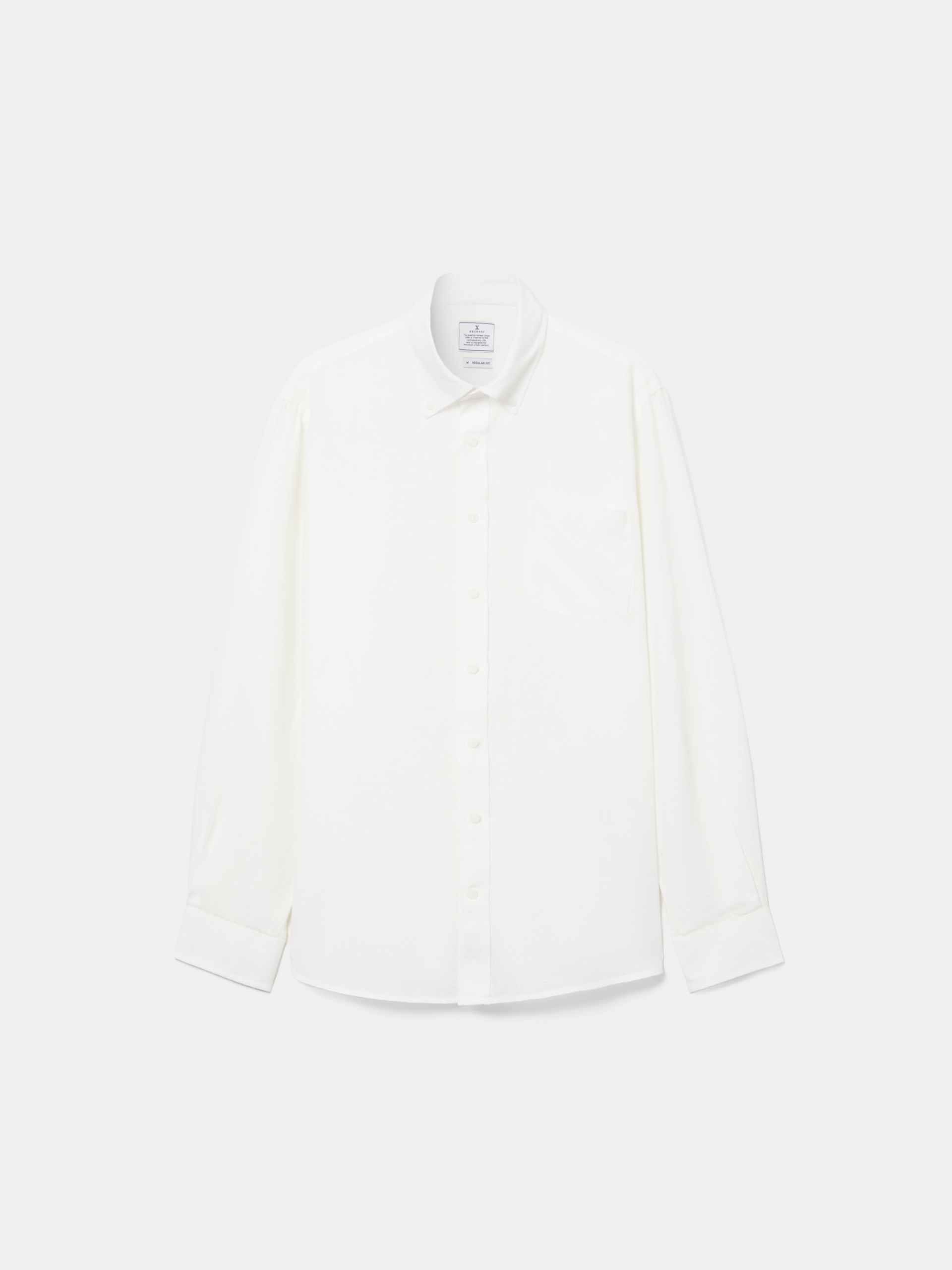 Regular fit linen shirt