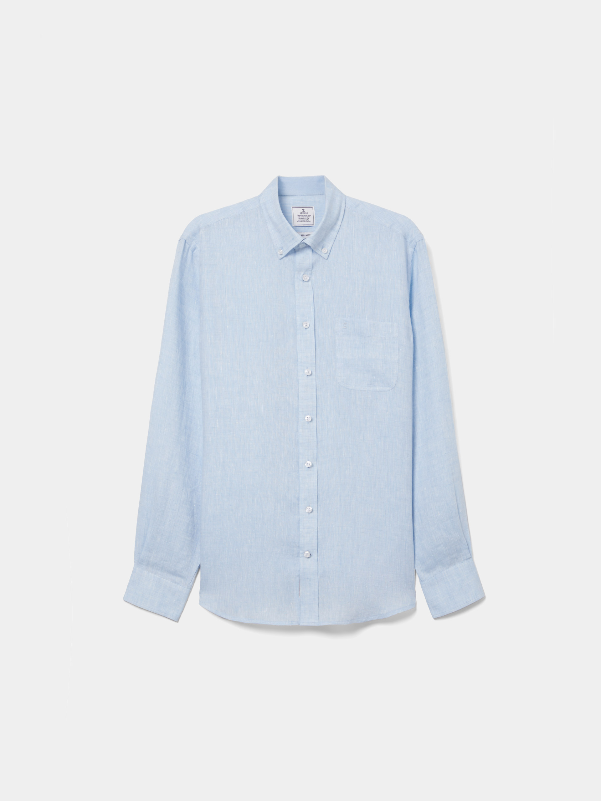 Regular fit linen shirt