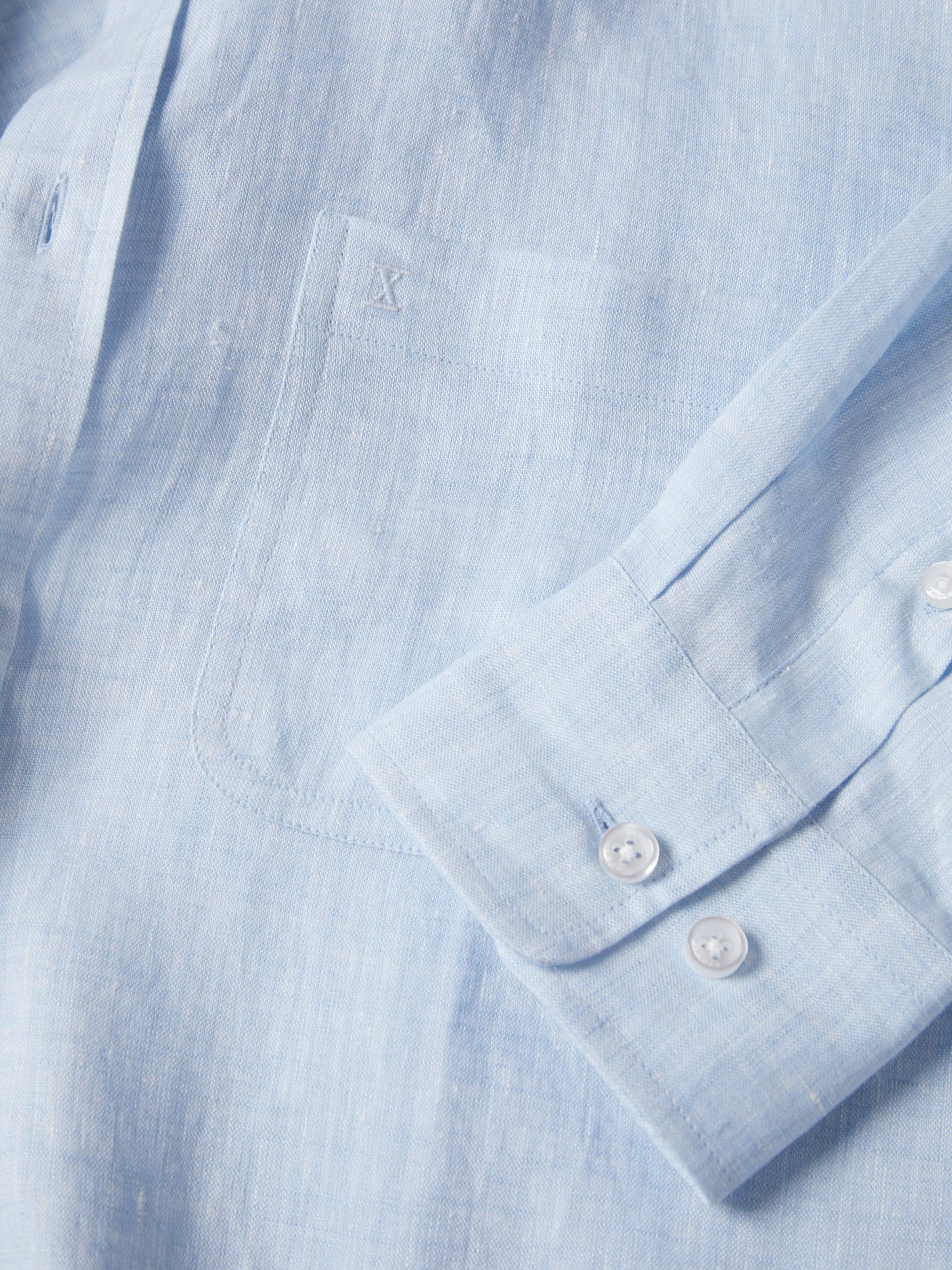 Regular fit linen shirt
