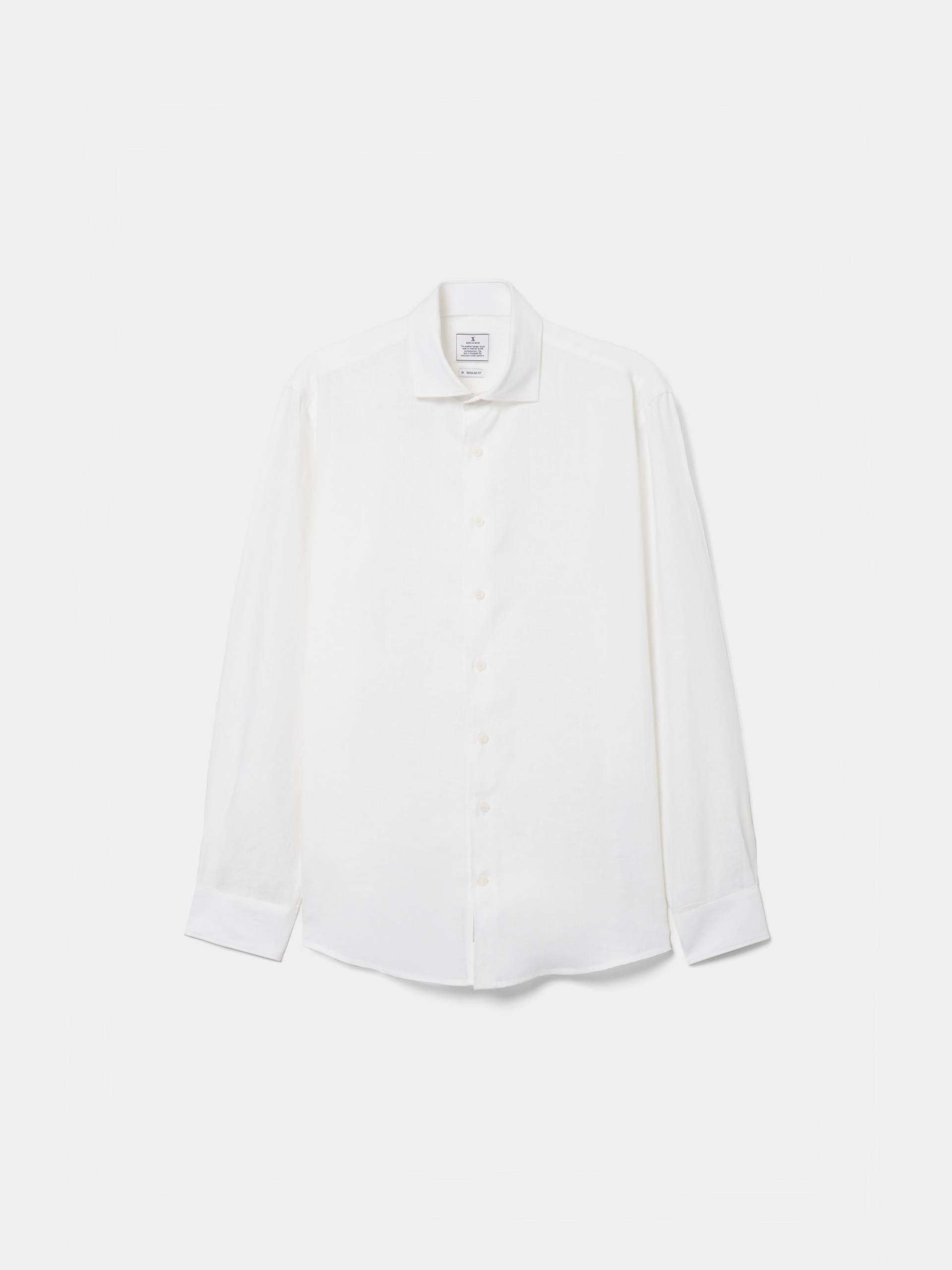 Regular fit linen shirt