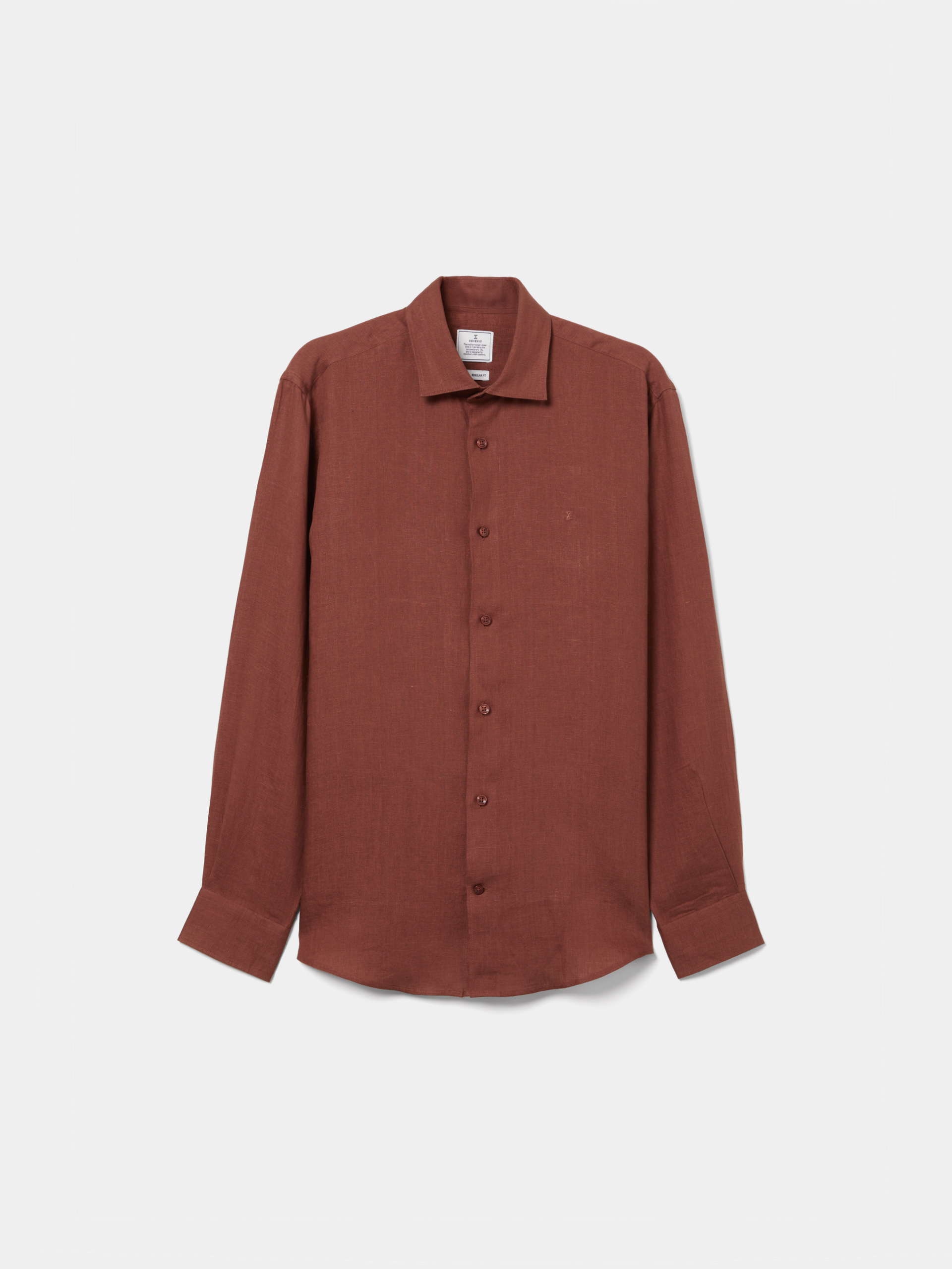 Regular fit linen shirt