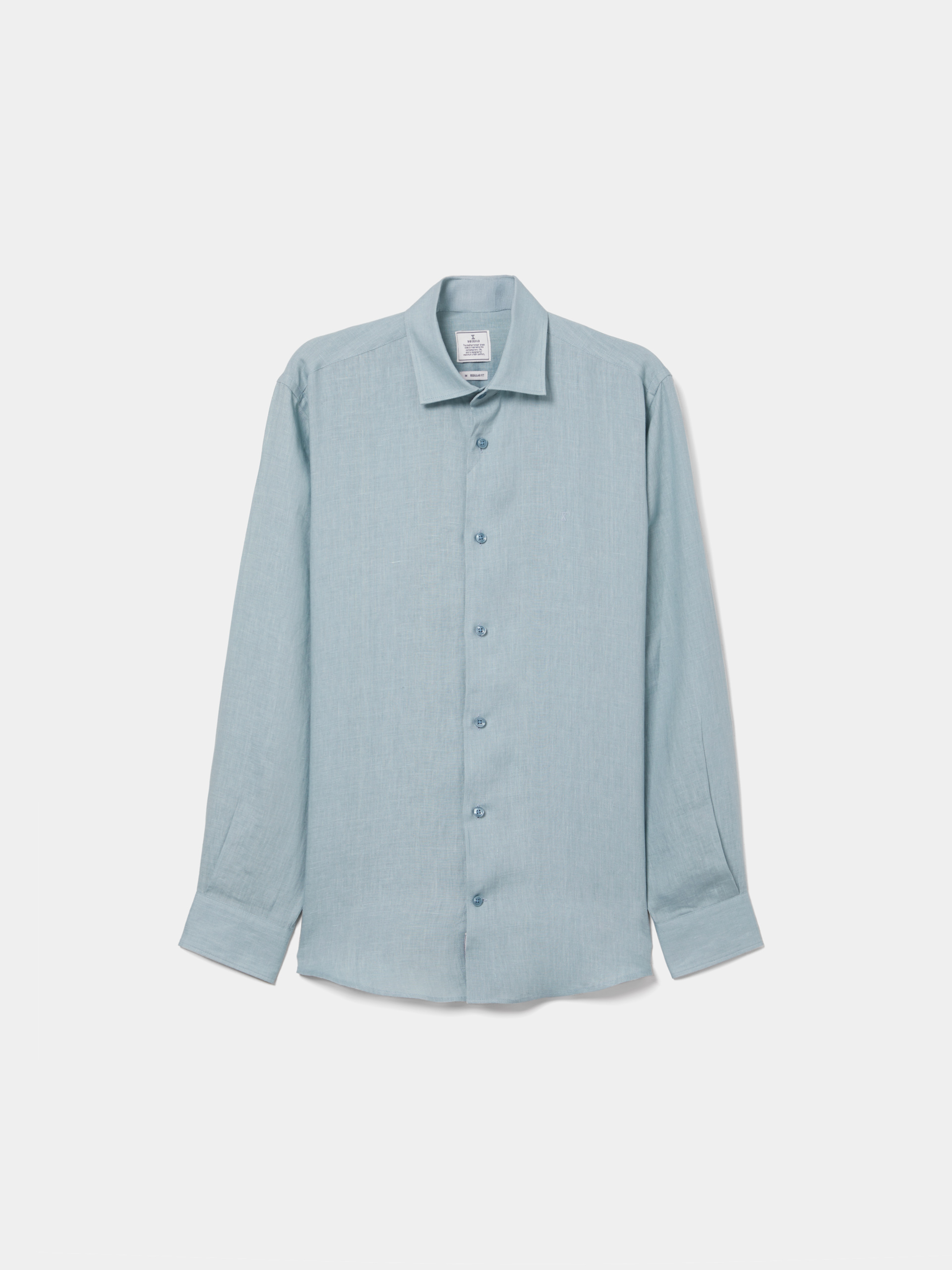 Regular fit linen shirt