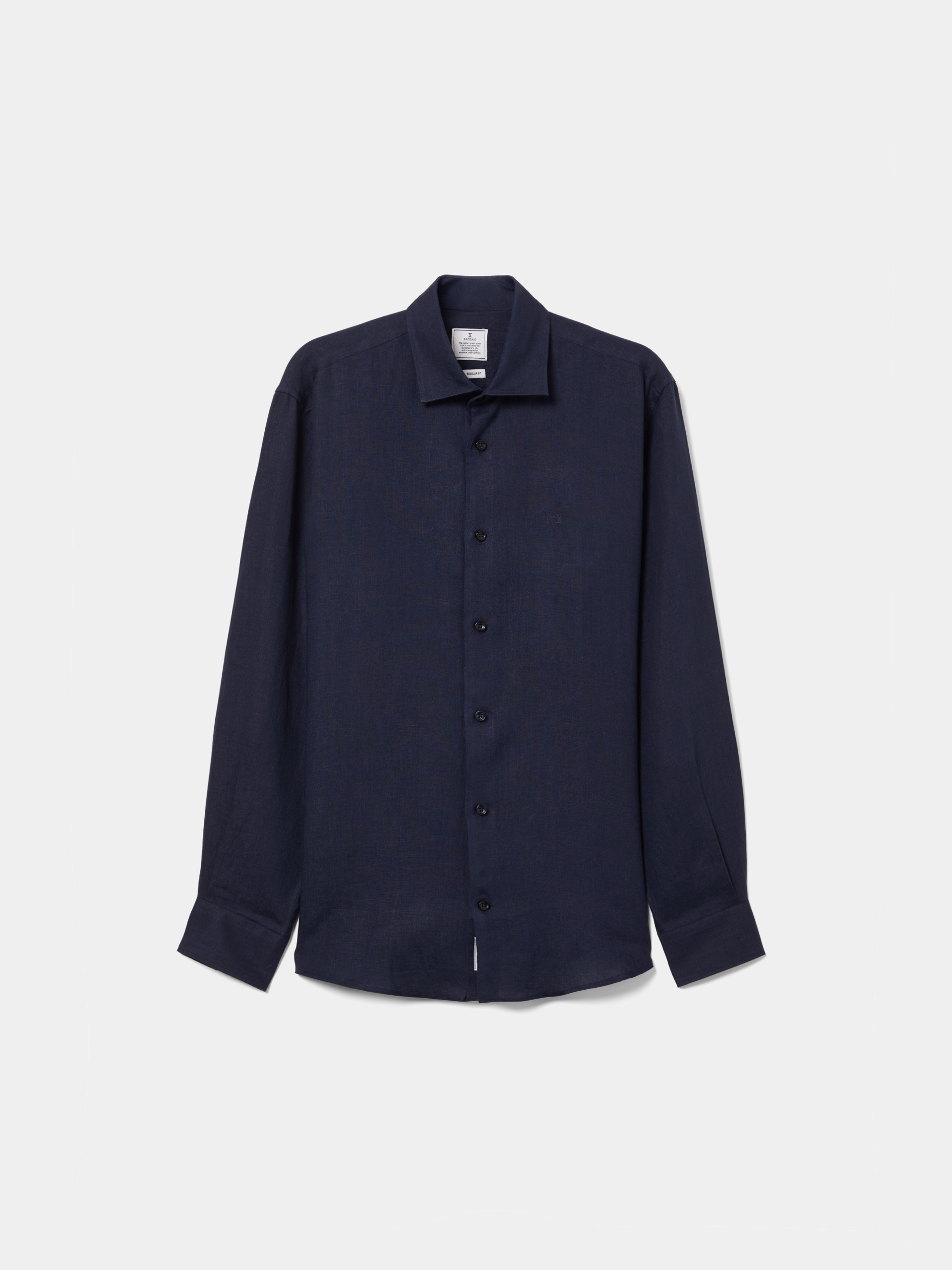 Regular fit linen shirt